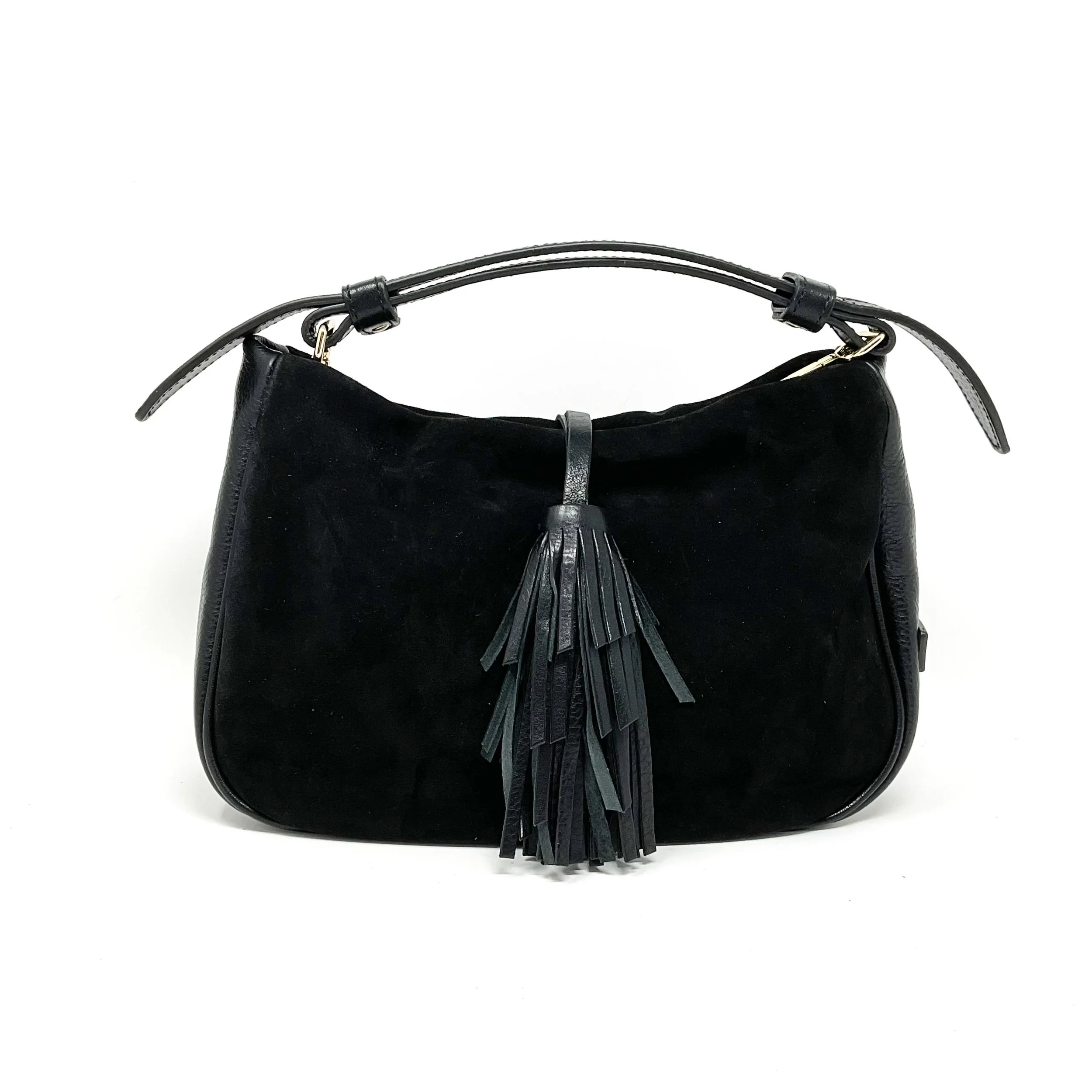 Small Suede Hobo Bag