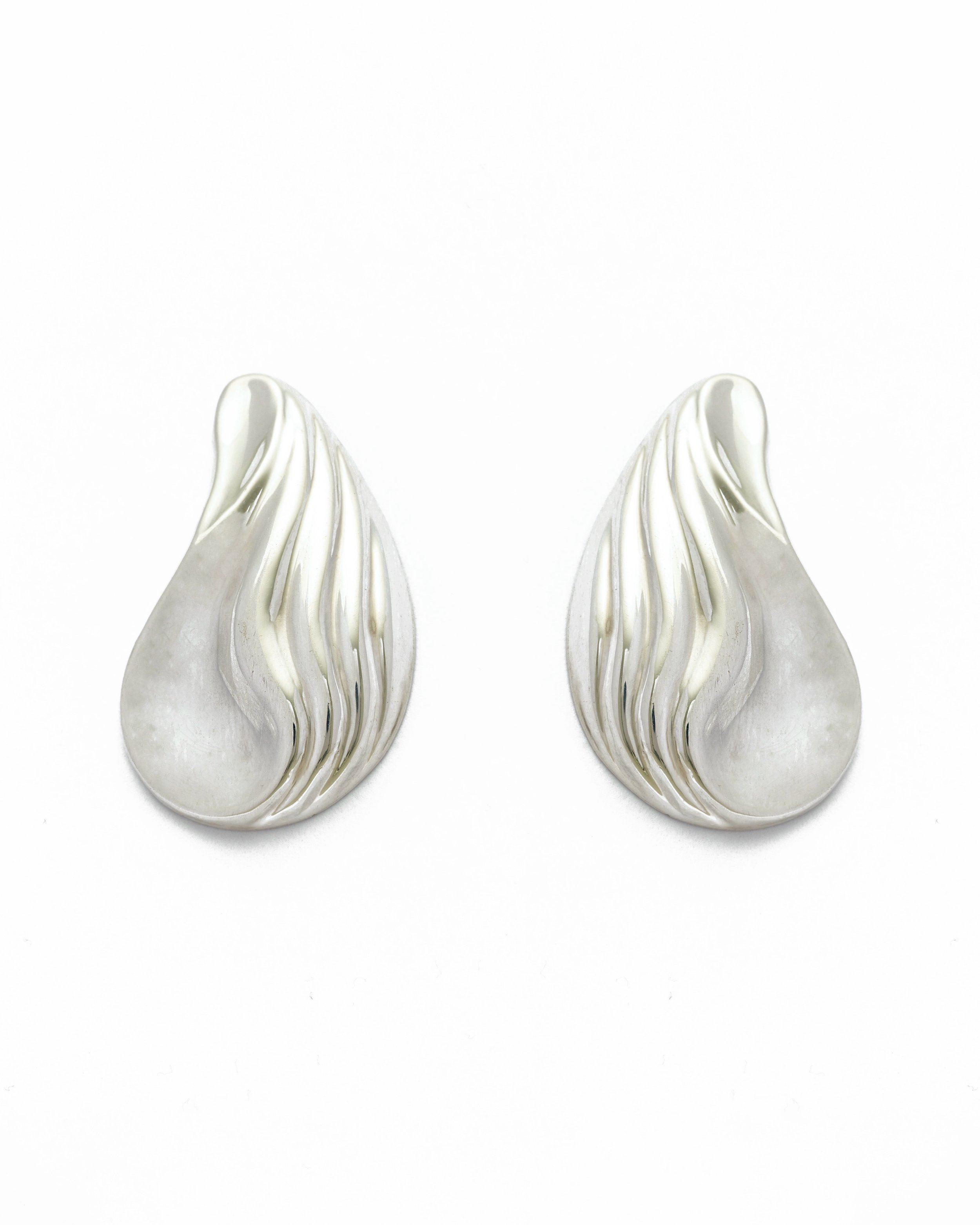 Silver Ripple Earrings&lt;em&gt;£80&lt;/&gt;
