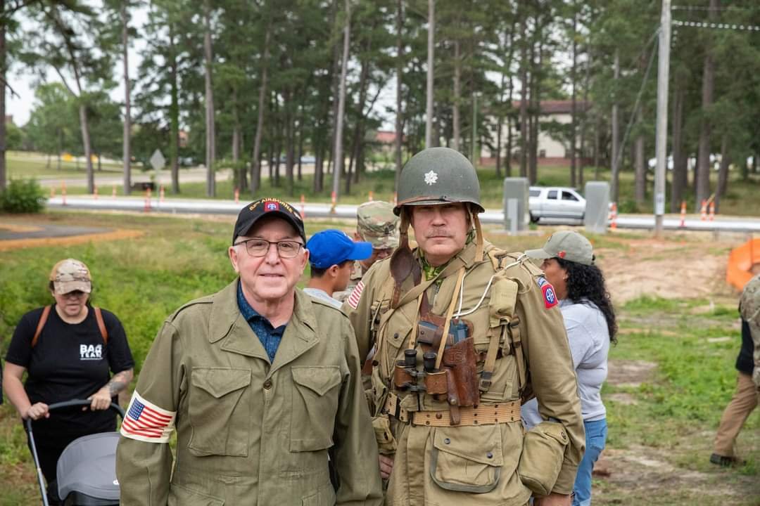 Bill Bonnamy and Lieutenant Colonel Niels Hansen