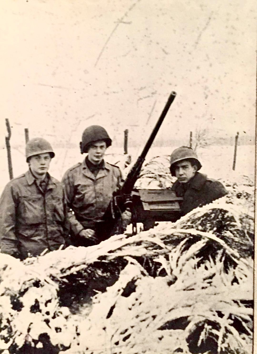 Durand Rose (L-R), Donald Rose, Manuel Tavares - 1945