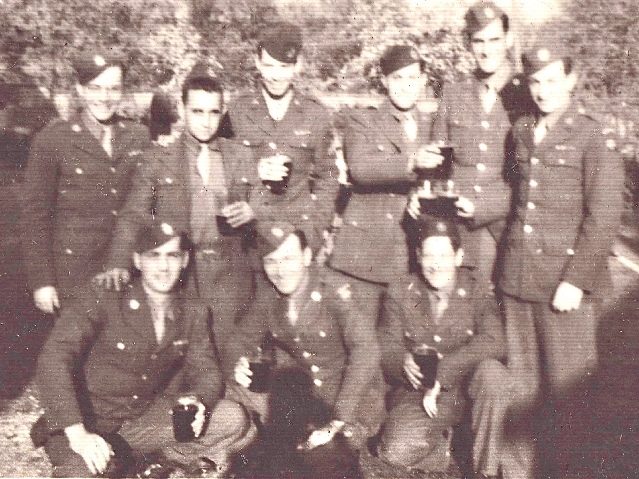 Roland Combs (standing 2nd from left)