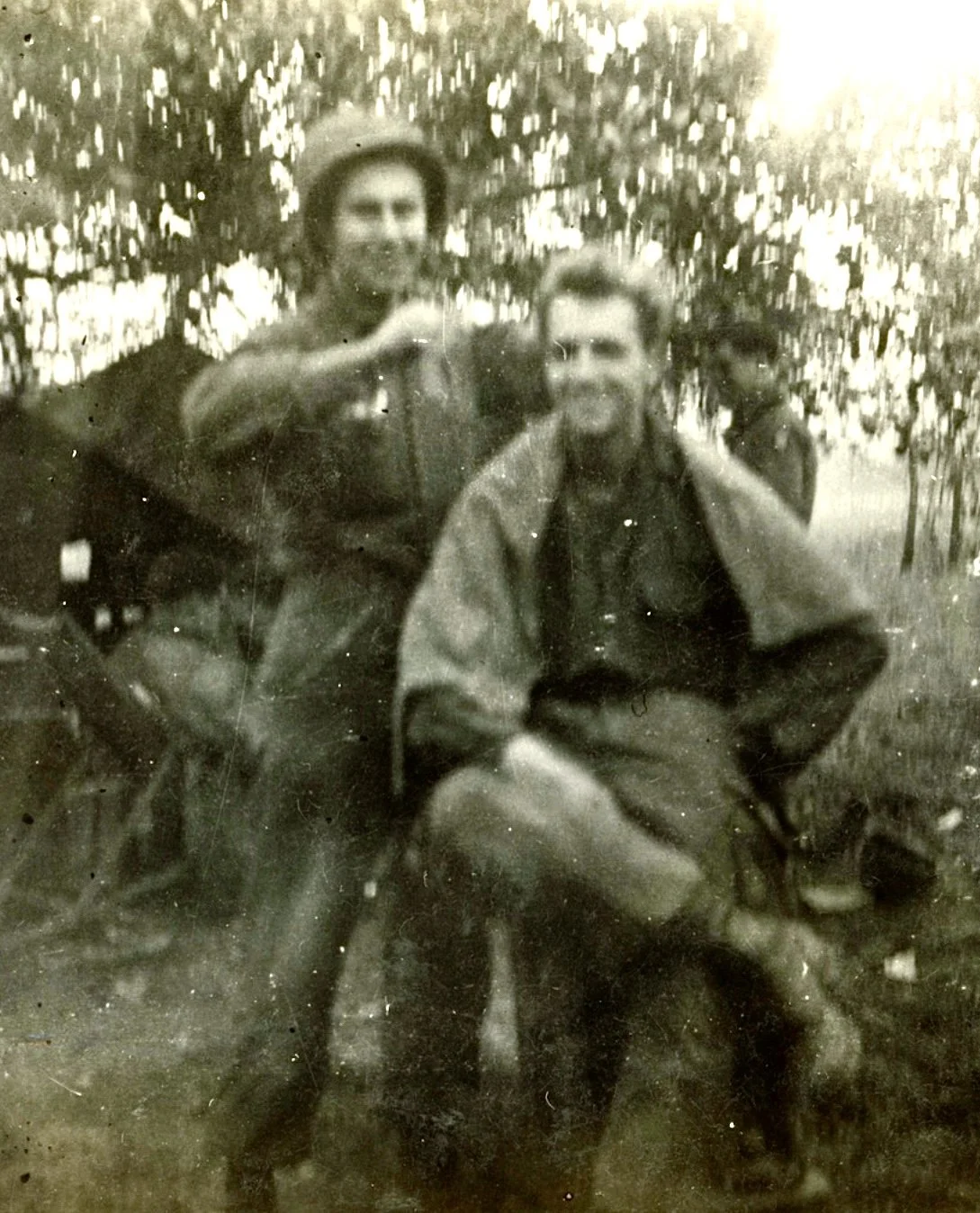 Ben Lytton (L) - France - 1944
