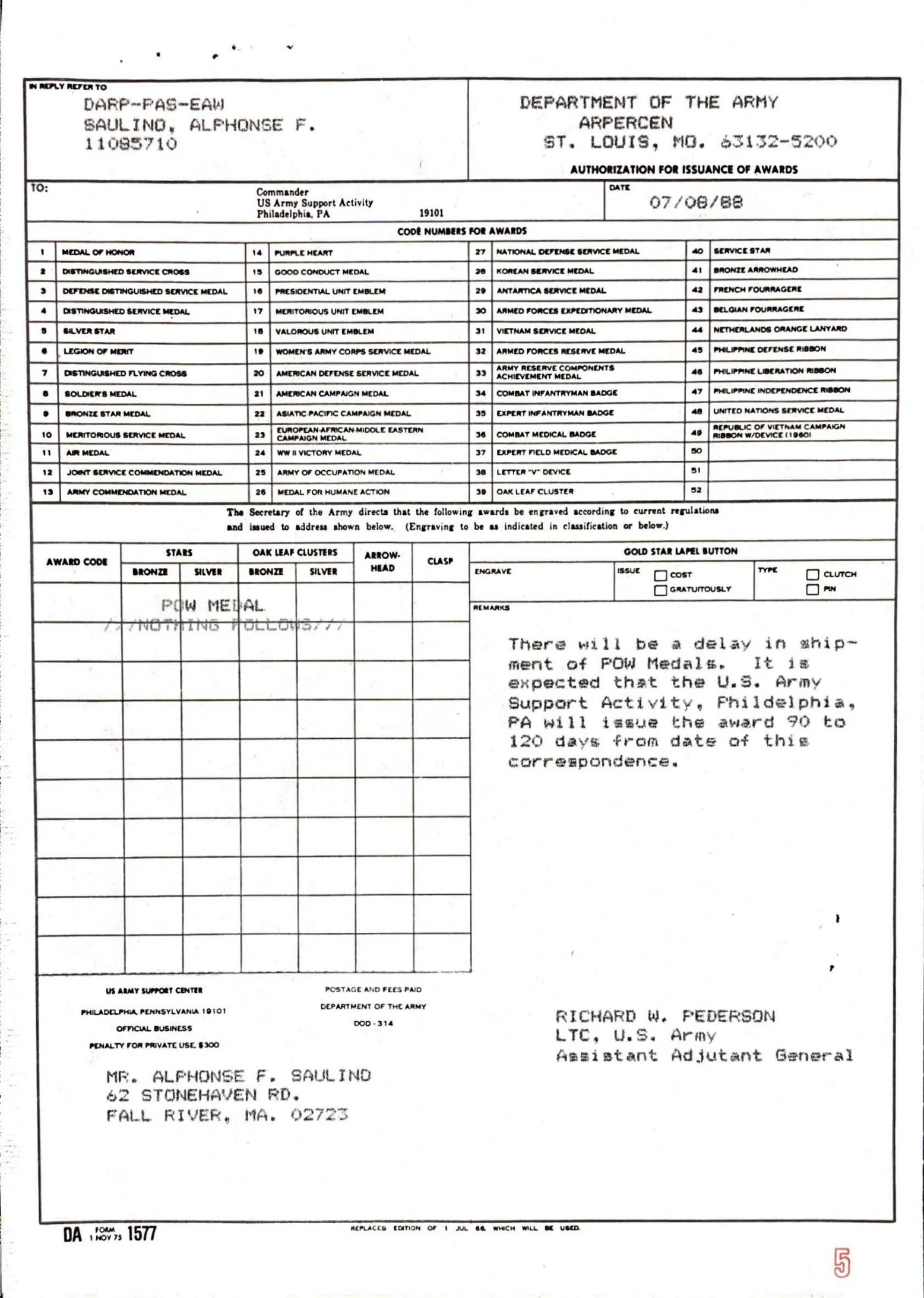 Saulino Alphonse F ARMY 11085710 ENL OMPF-2.jpg