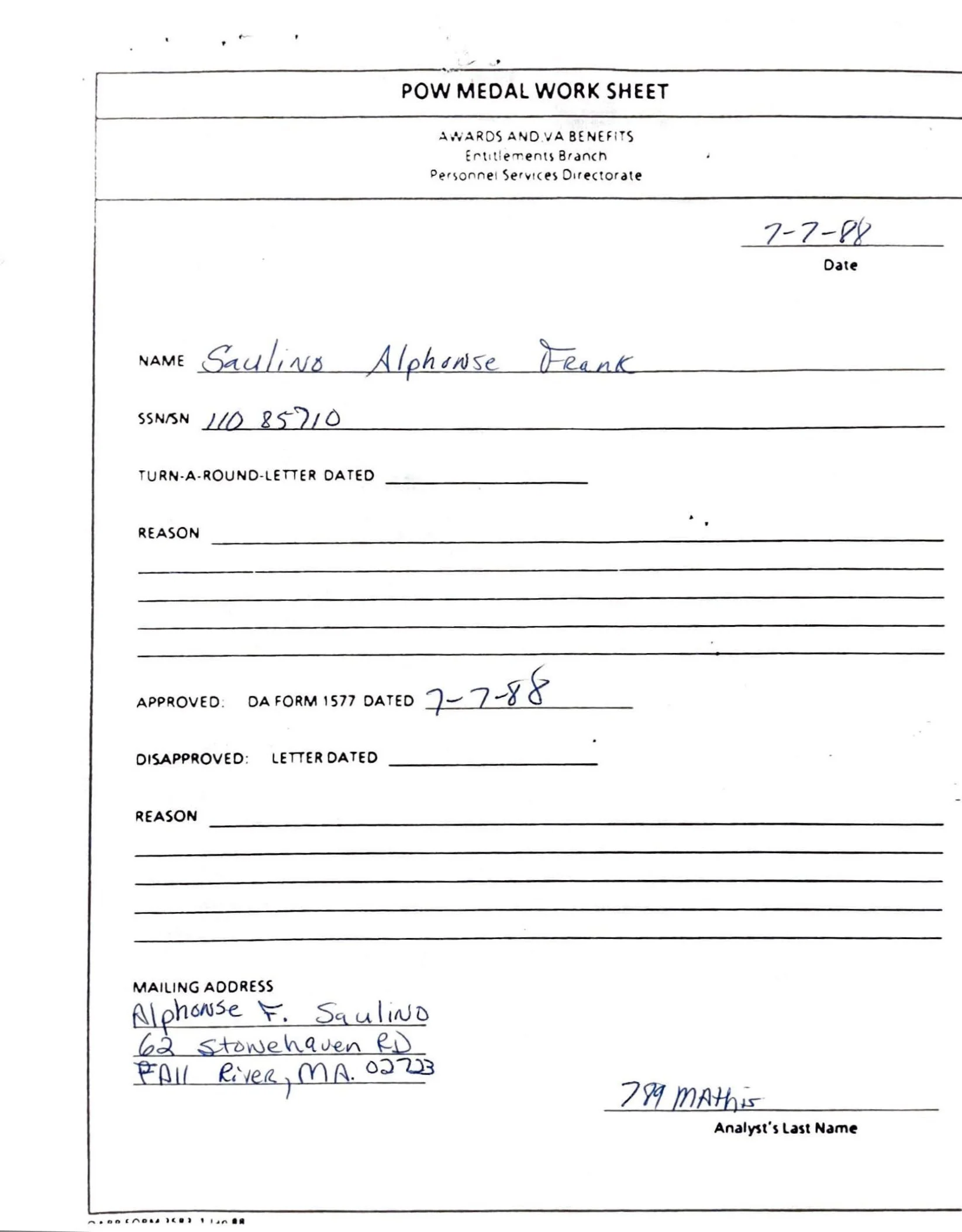 Saulino Alphonse F ARMY 11085710 ENL OMPF-3.jpg