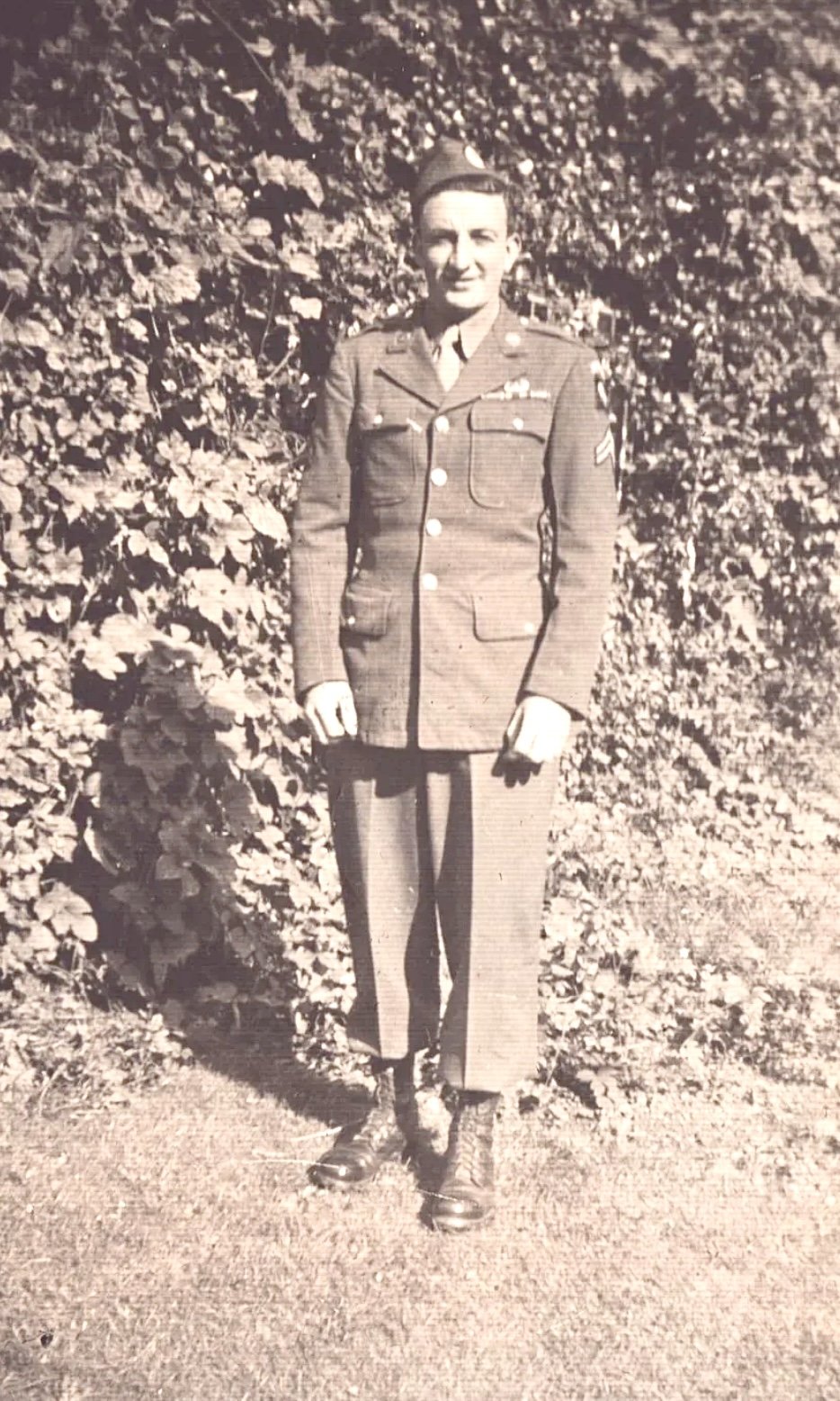 Corporal Joseph Clowry - Papillion Hall, Market Harborough, England - 1944
