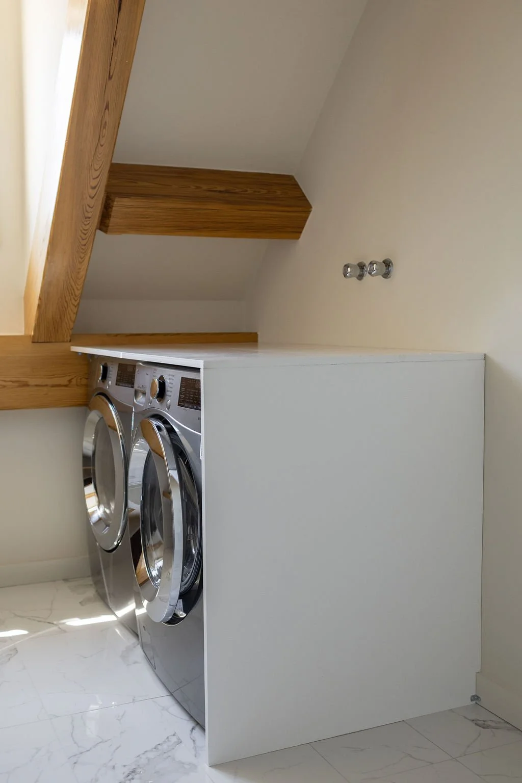 laundry room with washer and dryer