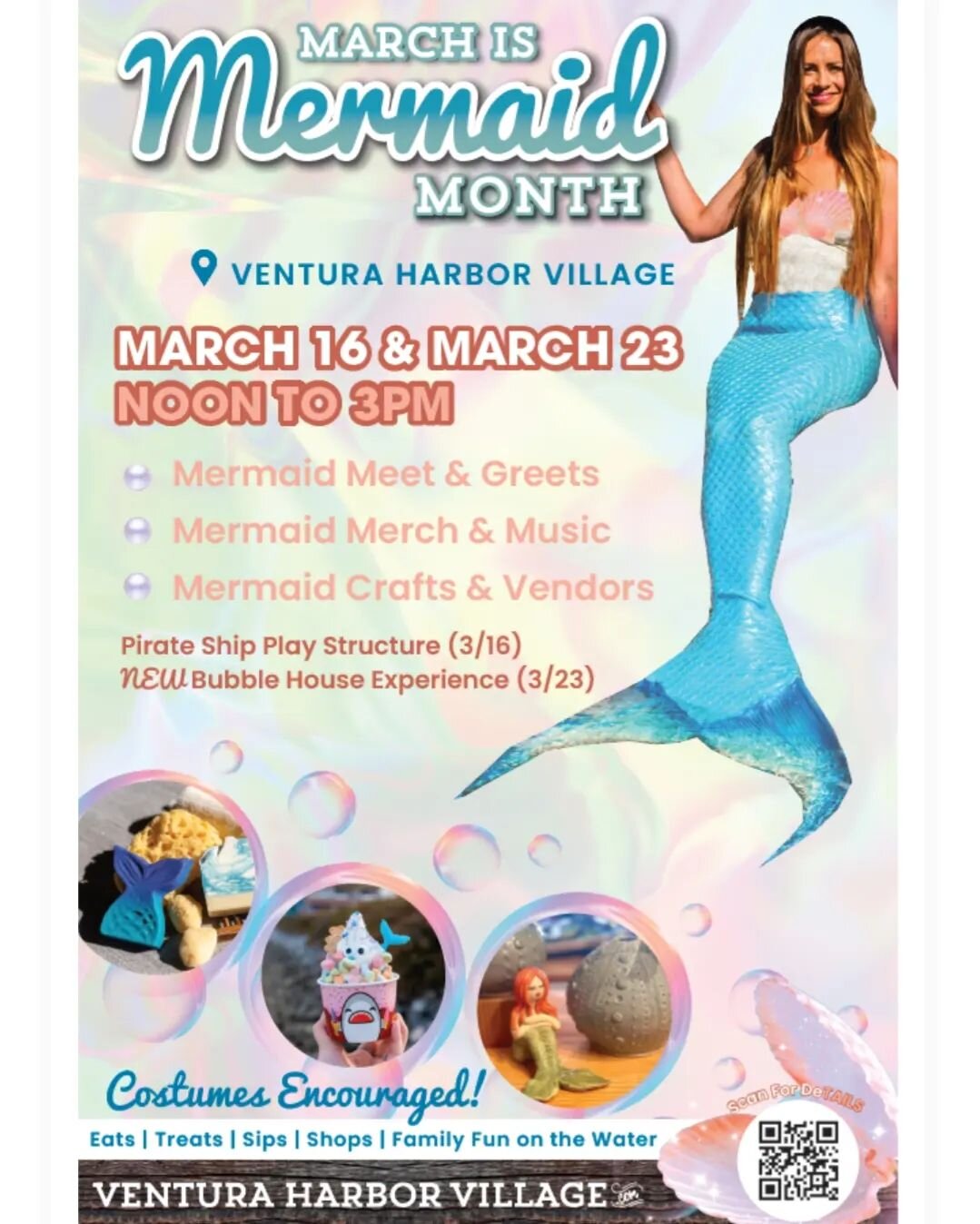 It's Mermaid Month🧜&zwj;♀️ Today is meet and greet 12-3. Hope to Sea you🏝  #mermaid #swimwear #beach #bikini