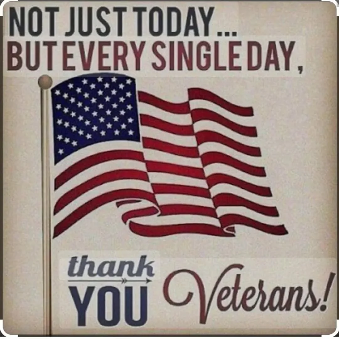 Thank You for your Service to all Veterans past and present🇺🇲 We are open 11-6 today

#veterans #veteransday #American #flag
