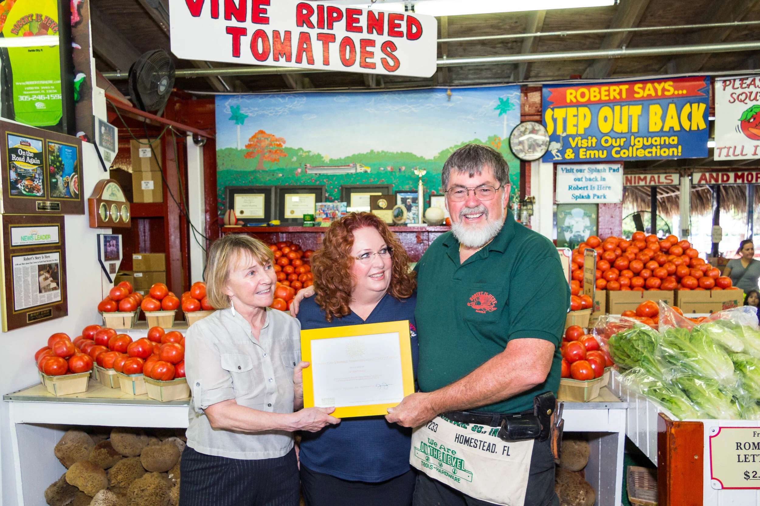 Presenting Culinary Heritage Award to Robert is Here