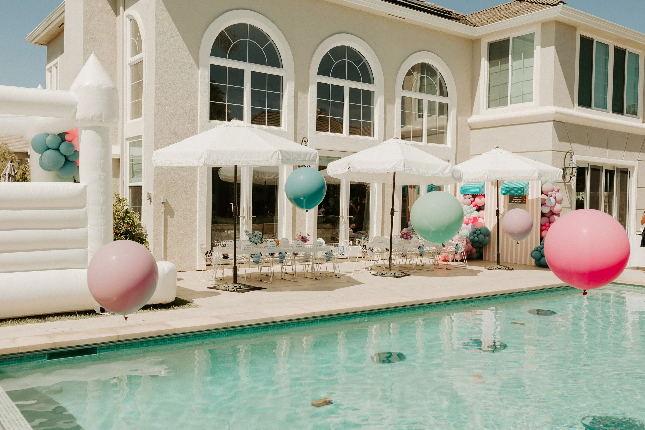 Helium Pool Balloons $53