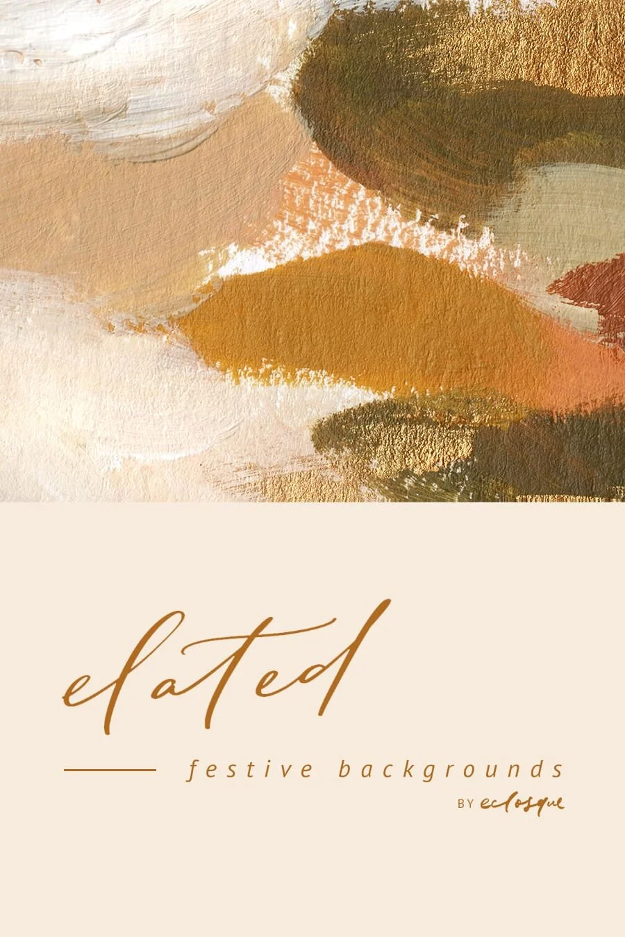 Elated Abstract Painted Backgrounds