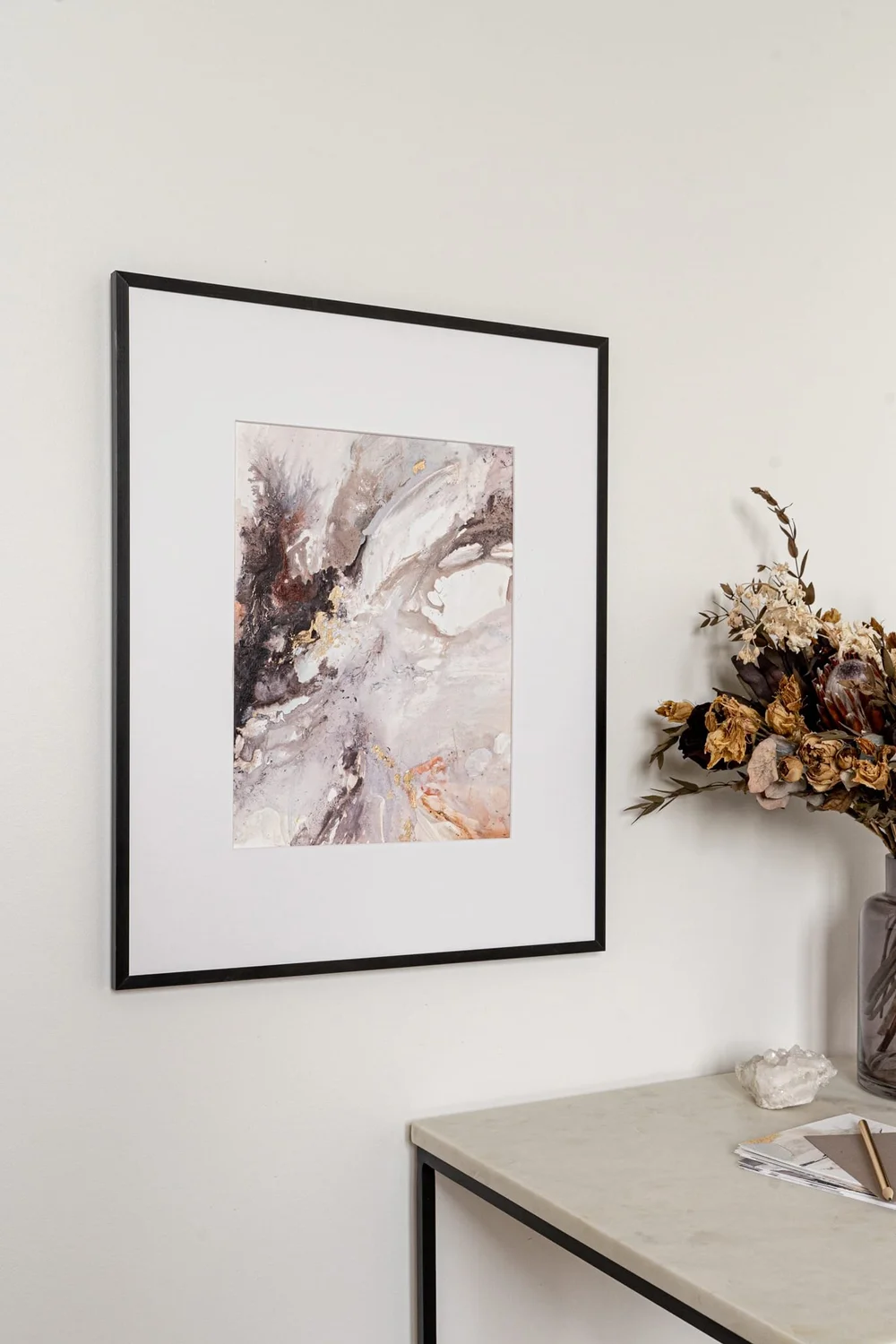 Living A Dream Original Abstract Painting Eclosque Stylish Abstract Art Graphics For Modern Interior And Designs