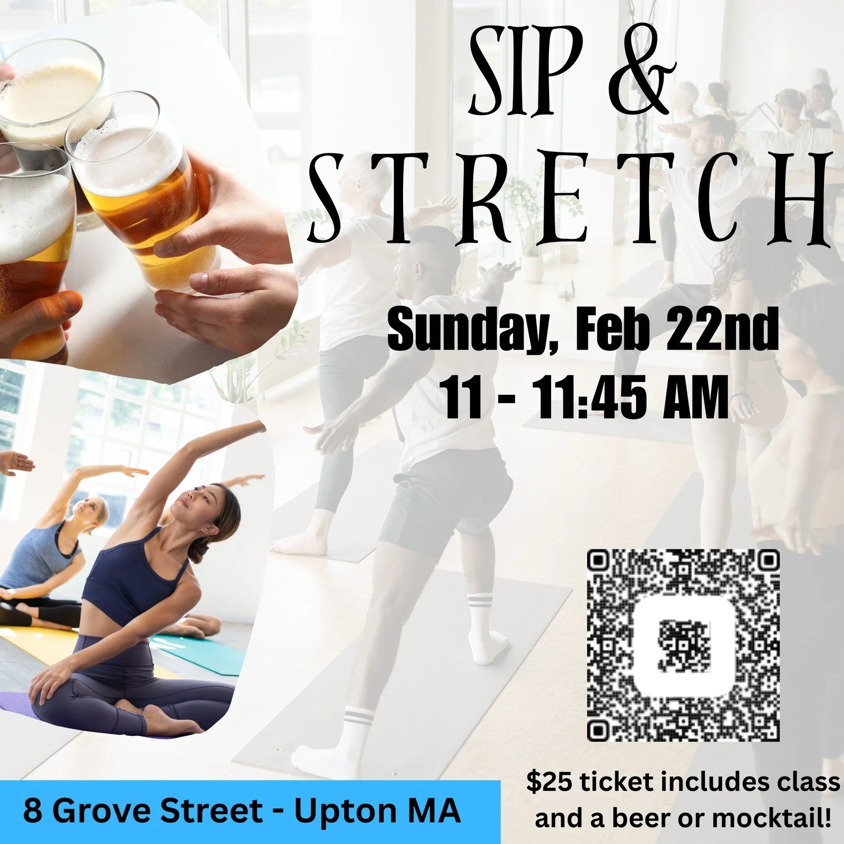 Don't forget to sign up for our Sunday events! We have Sip &amp; Stretch at 11 AM and Hot Scripts at noon!  Sign up for one or make it a true Sunday Funday and do both! 😁

#sundayfunday #WeekendVibes #uptonma #brewery #beer #yoga 
@140artscollaborat