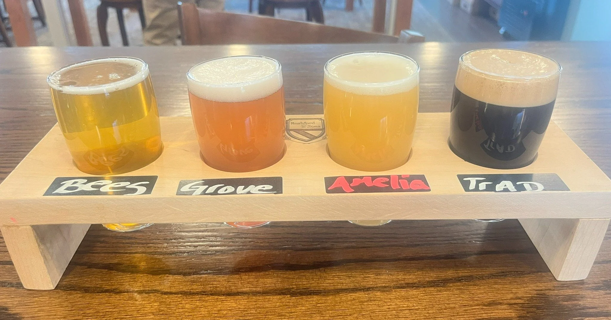 Sometimes, you just can't decide...especially with a beer menu like ours! 🤔🍺

For those of you who want to try things first, or who just want a little of everything, you can pick any four beers you'd like and build your own tasting flight - like th