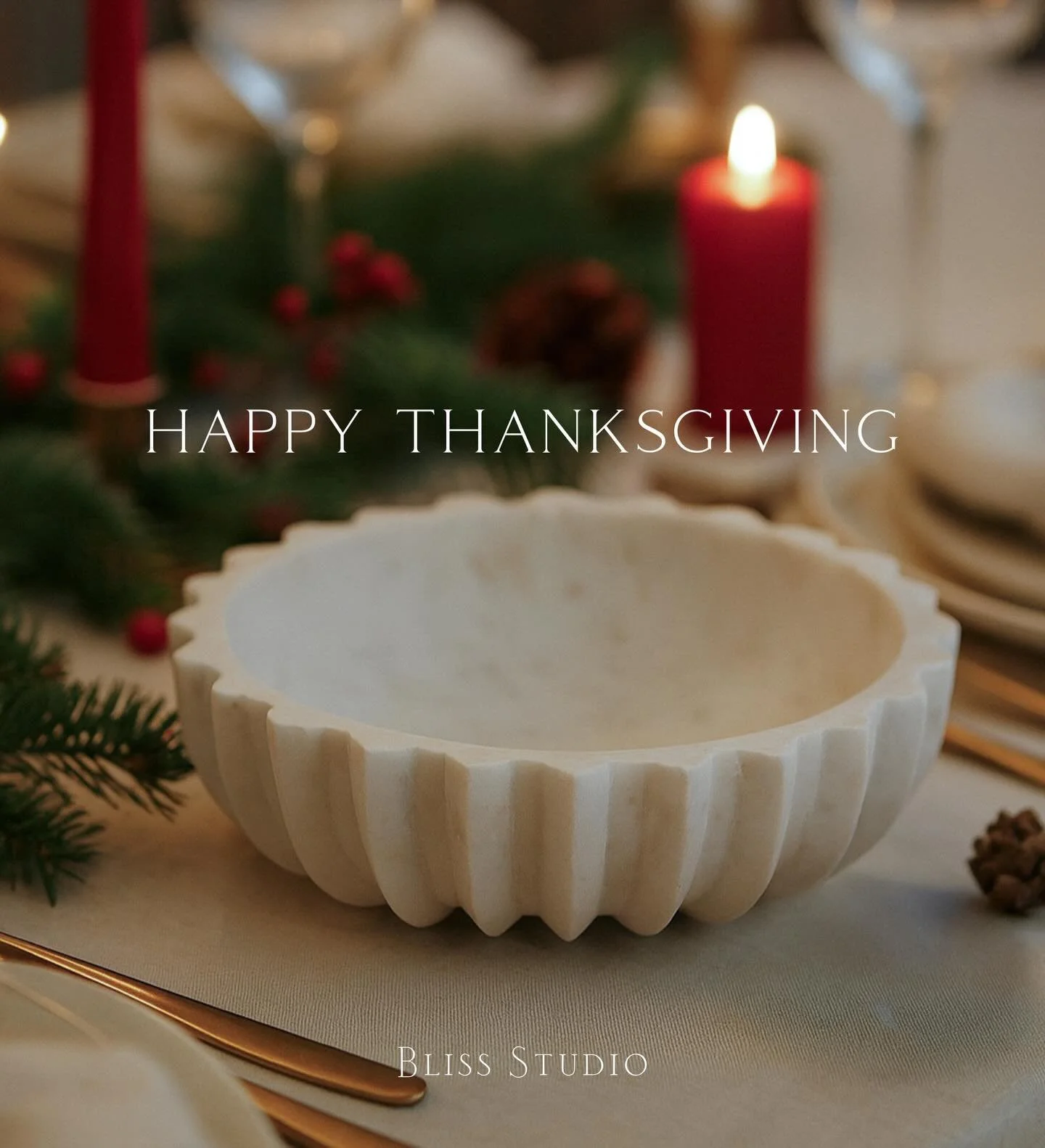 Wishing you and yours a very Happy Thanksgiving from all of us at Bliss Studio! We hope you enjoy this day of gathering, gratitude, and celebrating. Please note our offices will be closed Thursday and Friday as we enjoy the holiday. We will see you a