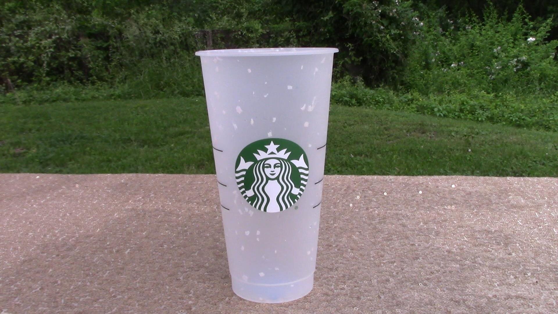 Matching reusable Starbucks cup set!