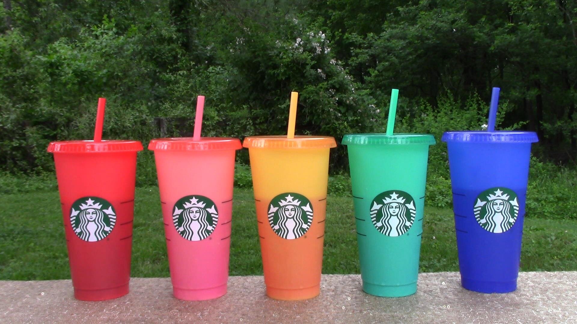 Starbucks Launched A New Set Of Color-Changing Reusable Cups