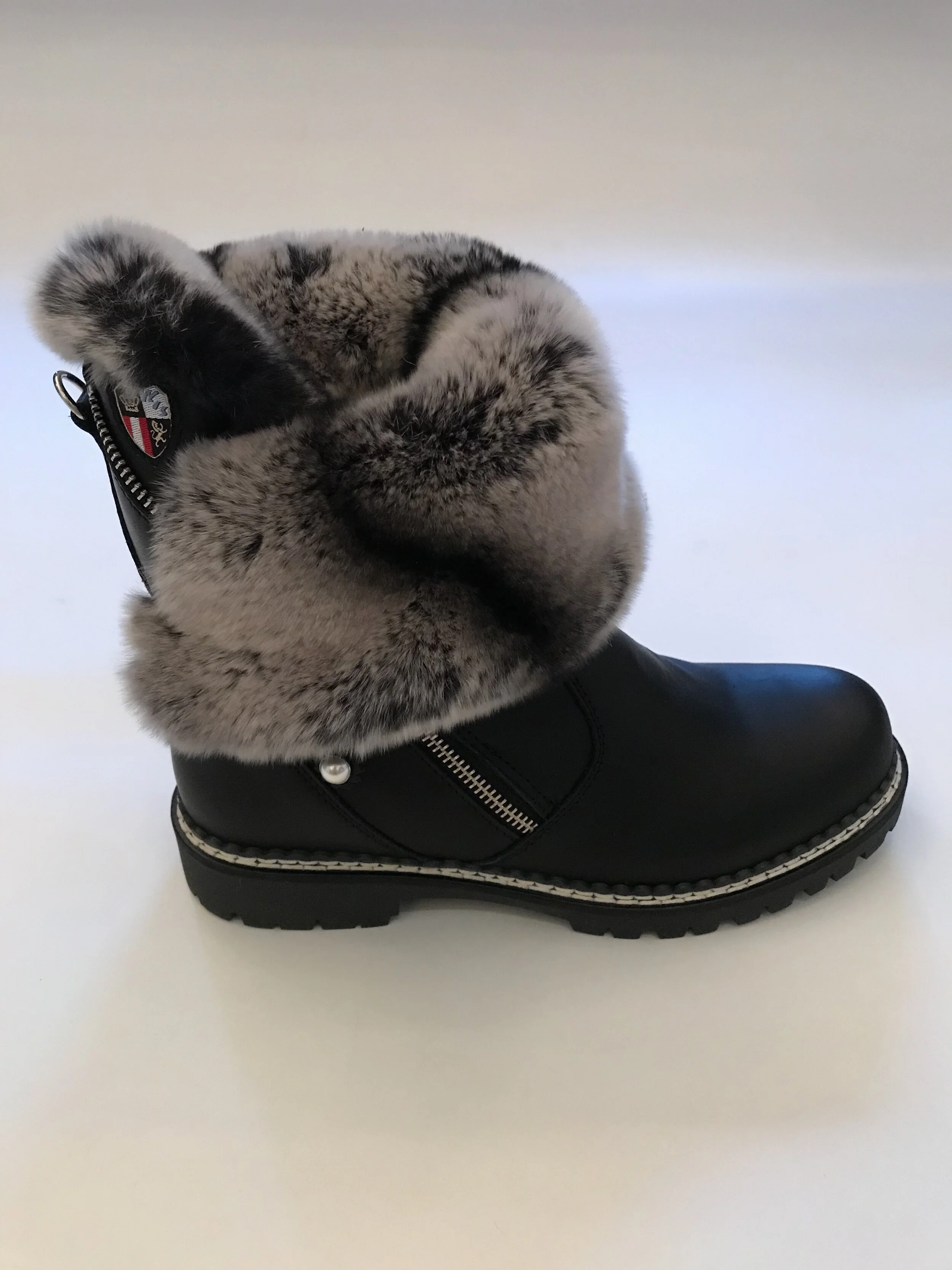 fold down fur boots