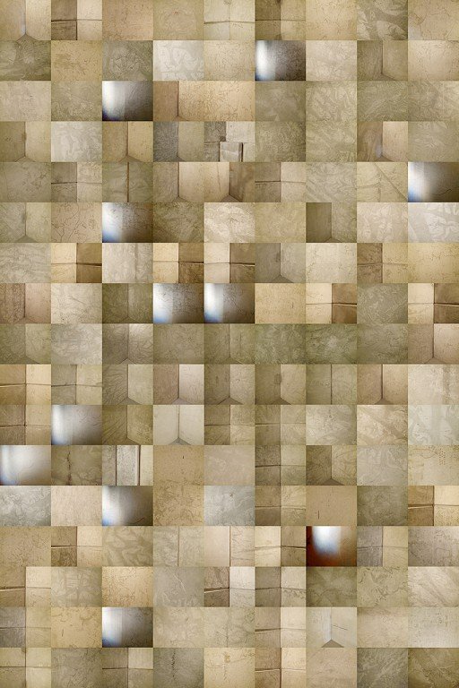  A grid of tile photos. 