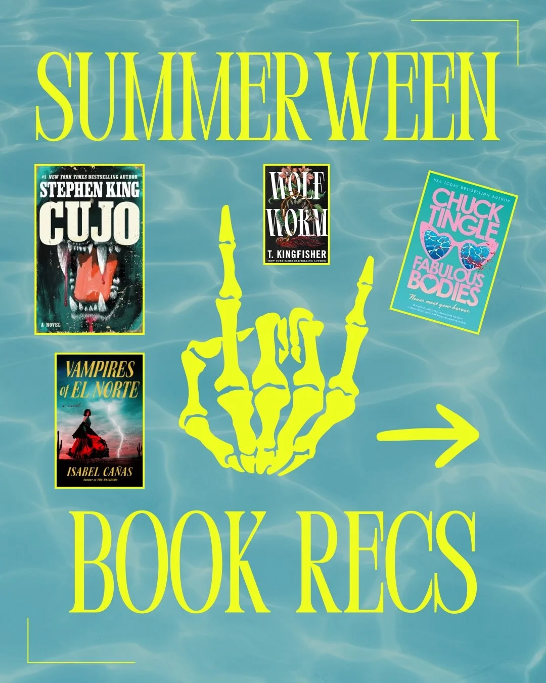 I love reading seasonally, which means I seek out horror books specifically for summertime! These are some of my favorites &amp; ones I have on my TBR 📚

Rather than just sharing my monthly recaps, I&rsquo;ll be sharing more content about book speci