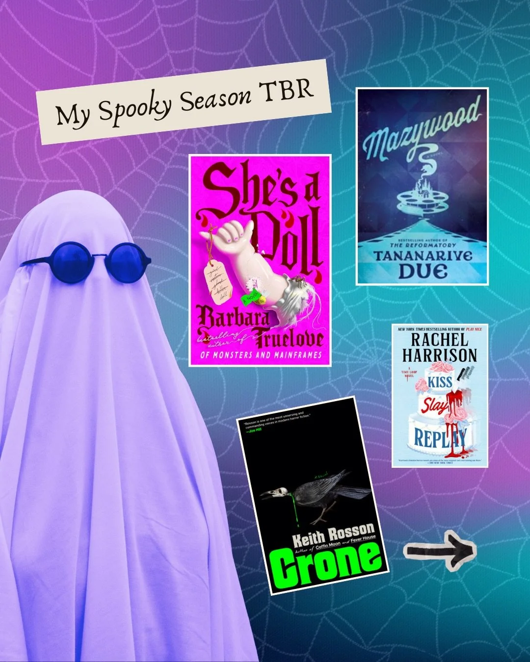 It&rsquo;s my favorite time of the year to read horror!

One thing about me is I&rsquo;m GREAT at making TBR lists and then diverting completely from said list.

That being said&hellip;here are my hopefuls for this September / October / November. Wil
