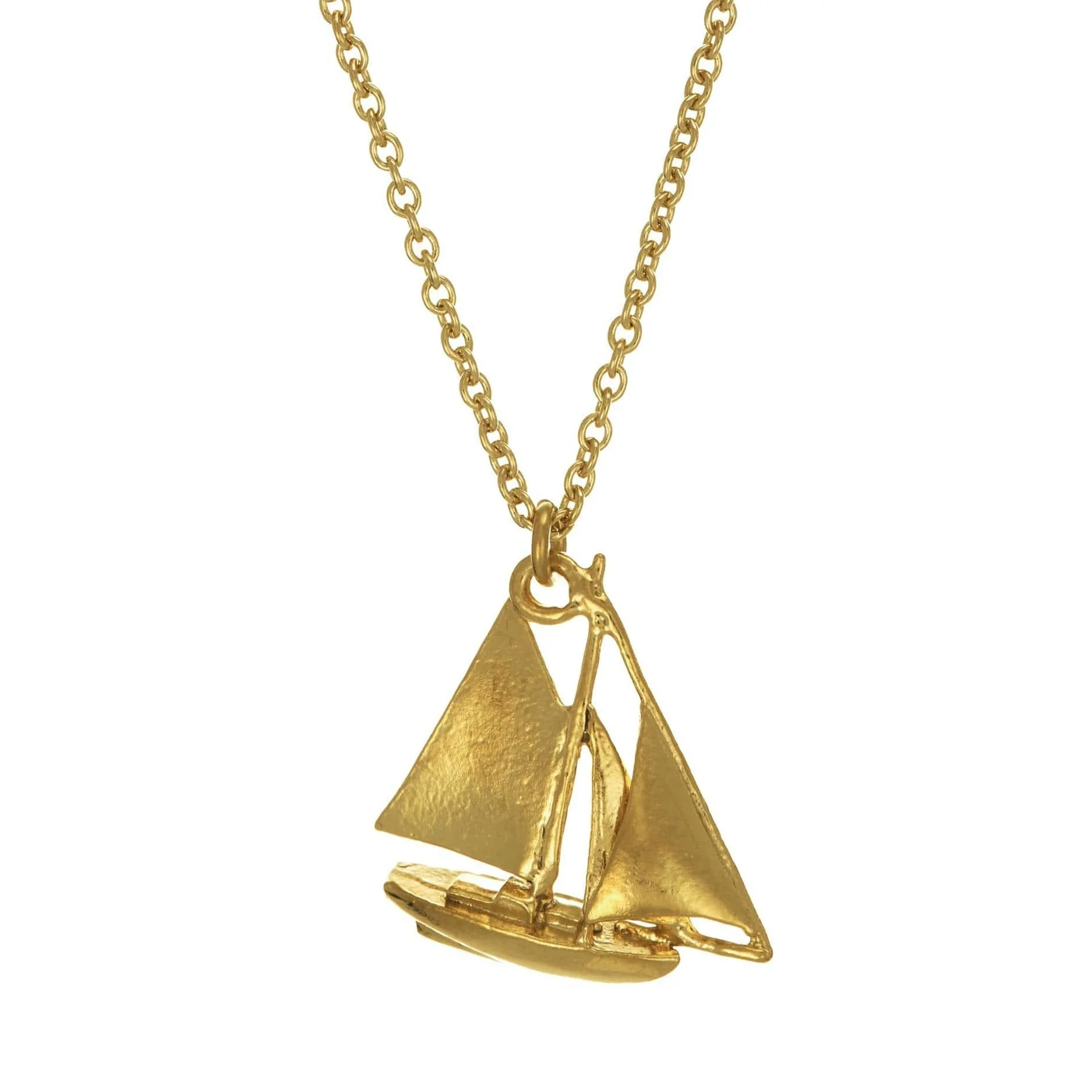 Alex Monroe - Sailing Boat Necklace