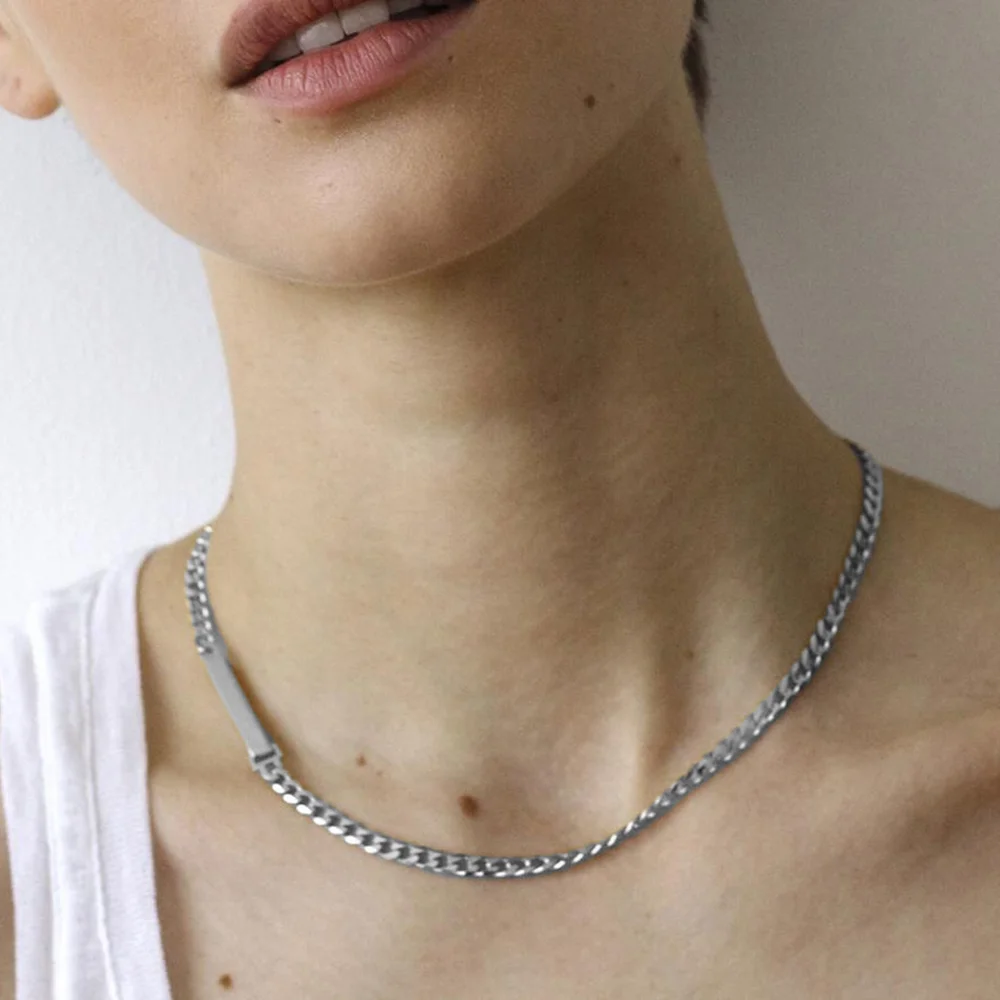 Saskia Diez - Grand Identity narrow choker — Poetry of Material Things 