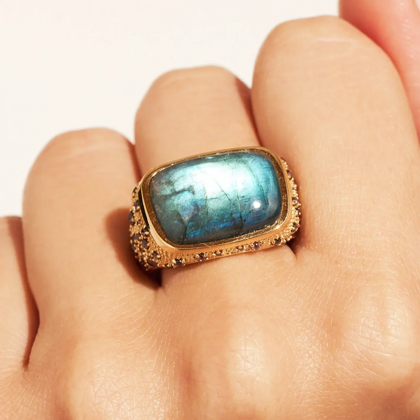 Be Maad - Empreinte Ring - Labradorite