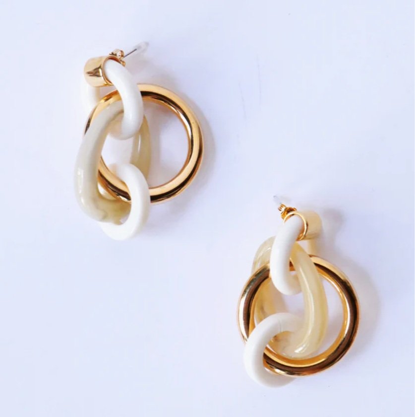 Rachel Comey - Olly earrings in white