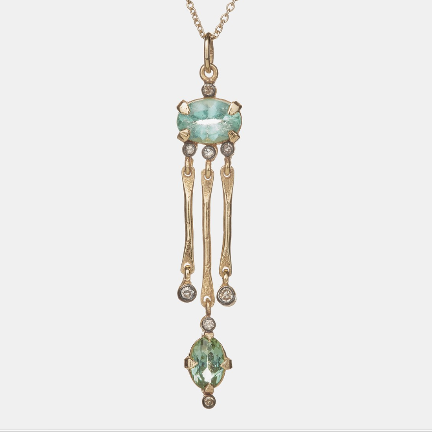 5 Octobre - Olive Green Necklace