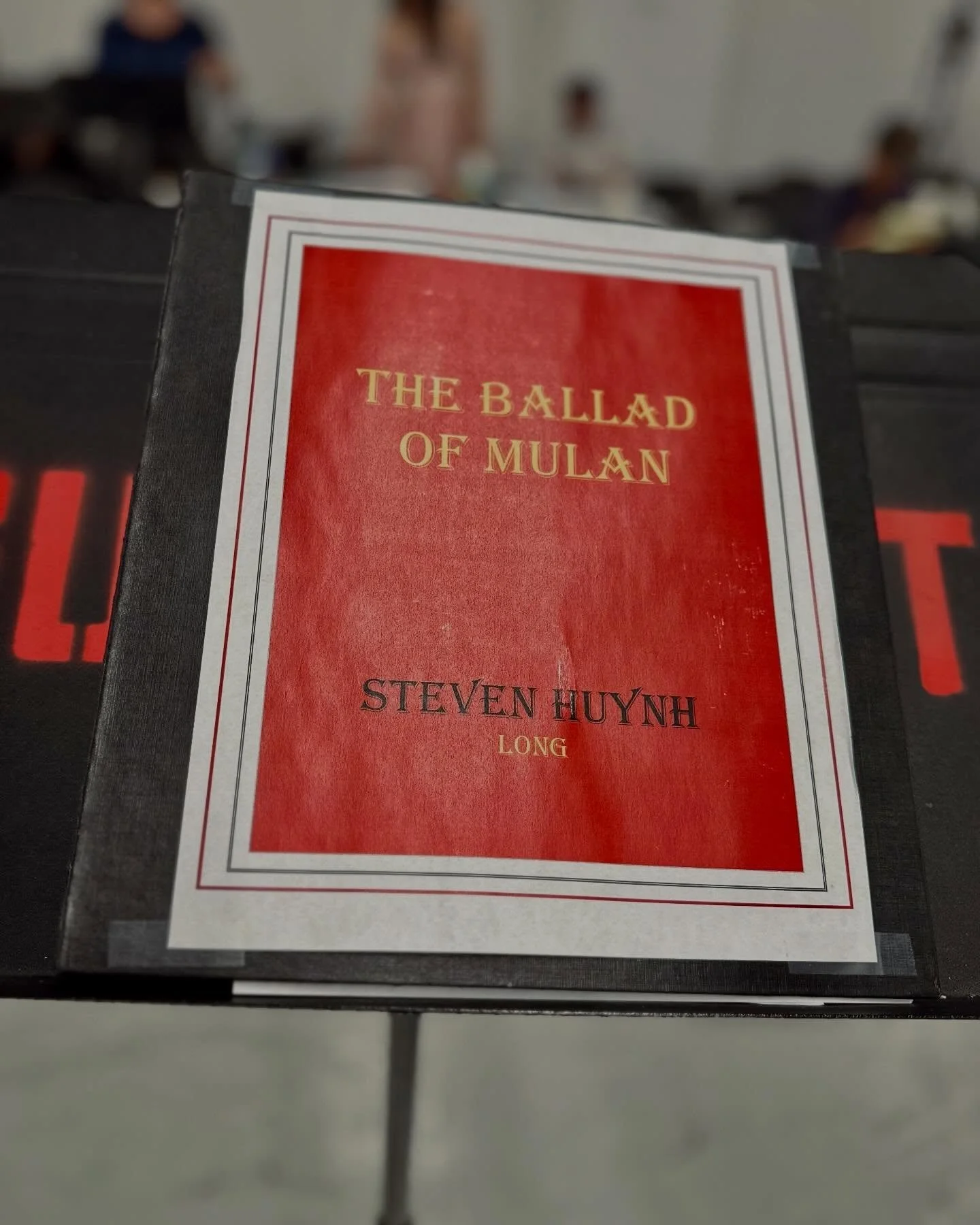 It&rsquo;s been a Long week!

The Ballad of Mulan 29hr reading is in the books. Lots of fun being a part of new work with some extraordinary people; lots of gratitude.

Not pictured: My impressively beautiful drawing of a fish eating a smaller fish e