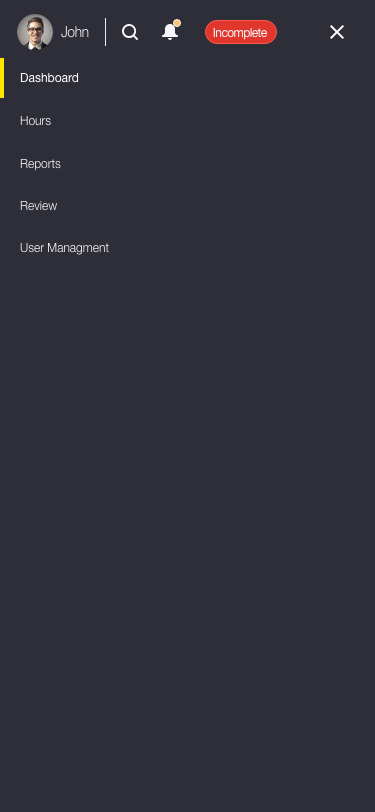 Small (mobile version) - with navigation