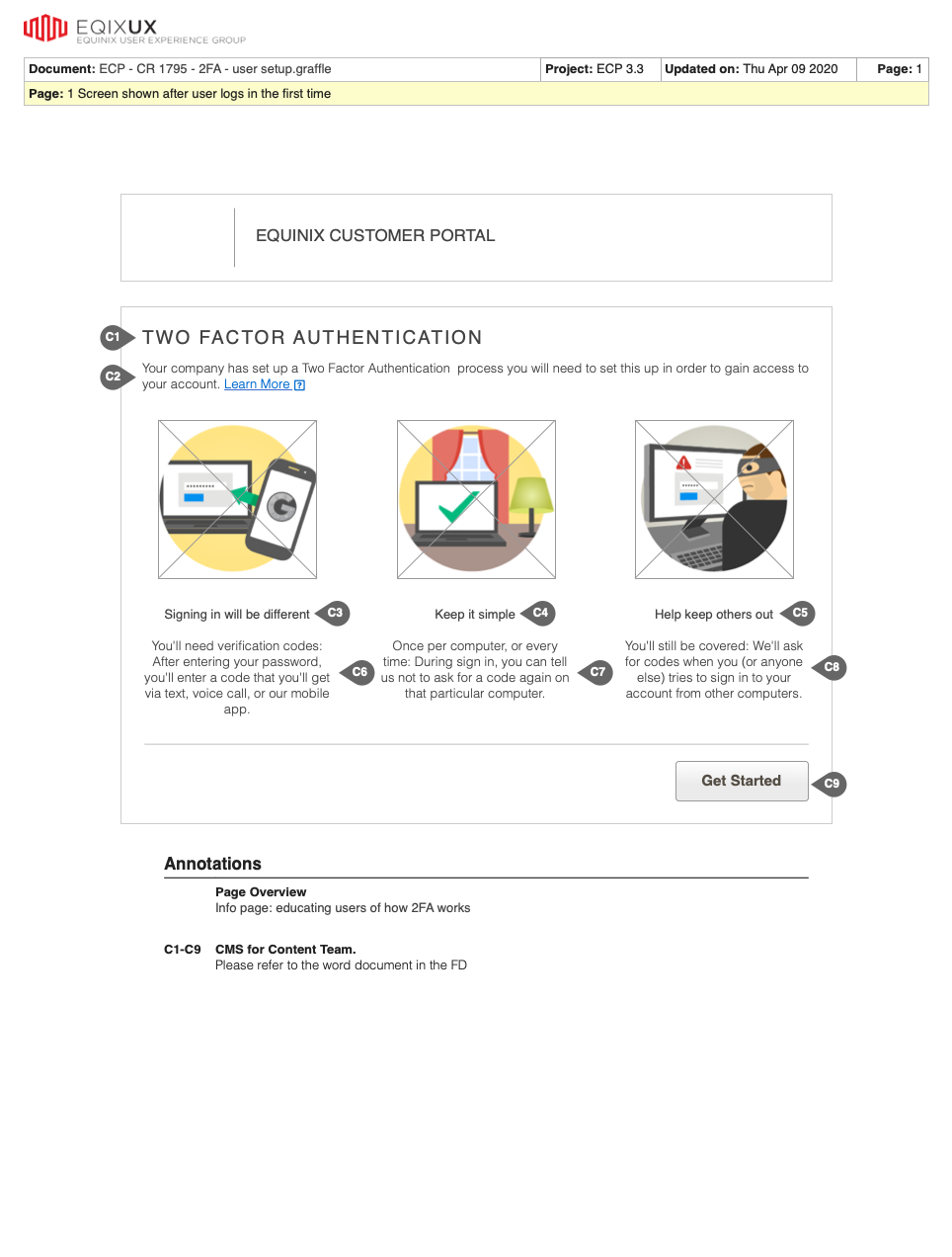 1 Screen shown after user logs in the first time.png
