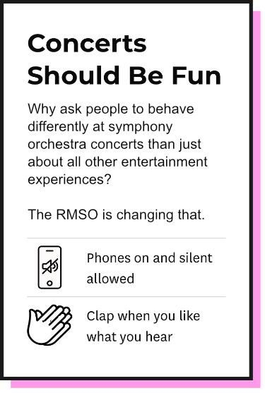 Concerts should be fun graphic