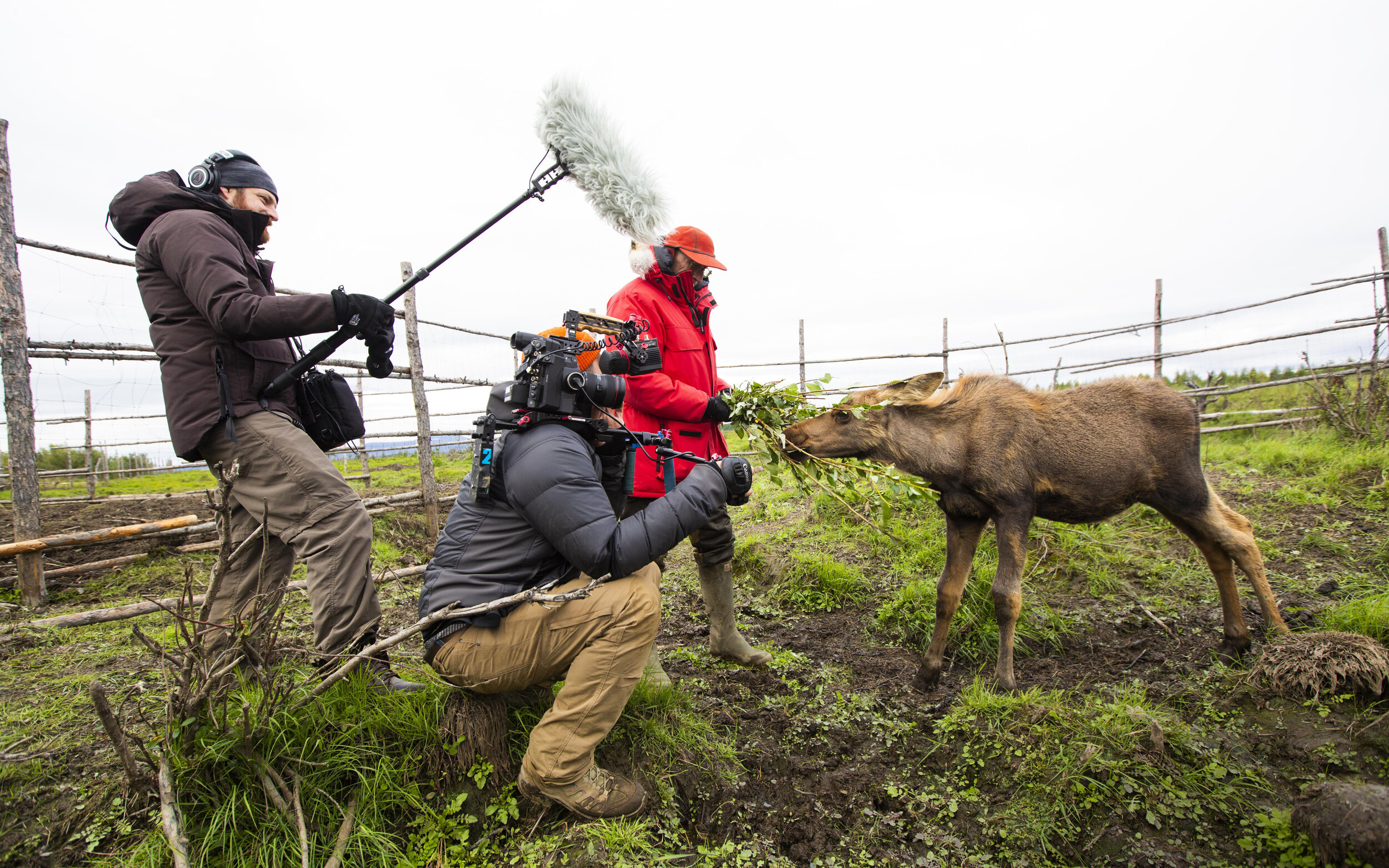 David and Jason filming We Are As Gods