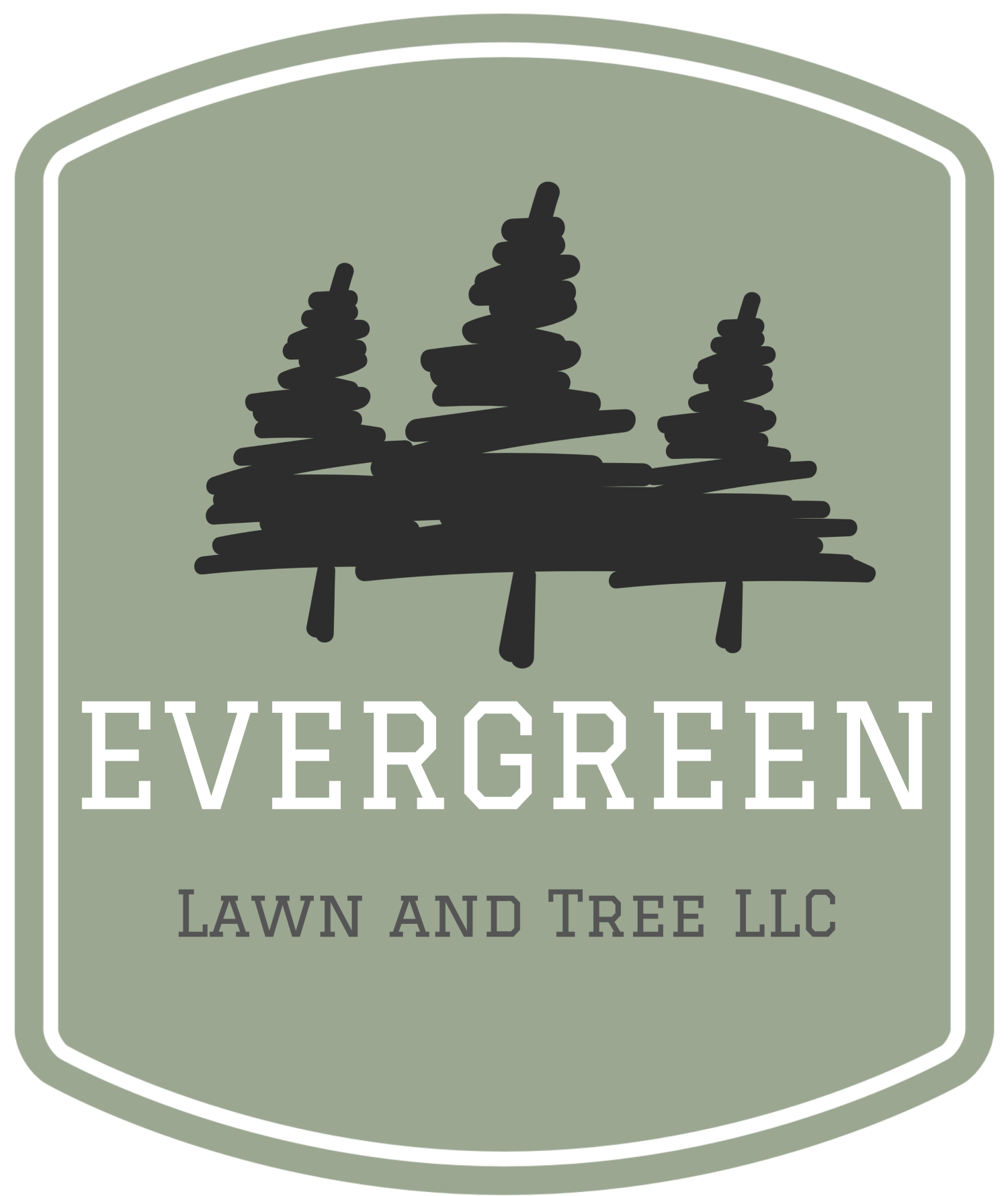 Evergreen Lawn and Tree