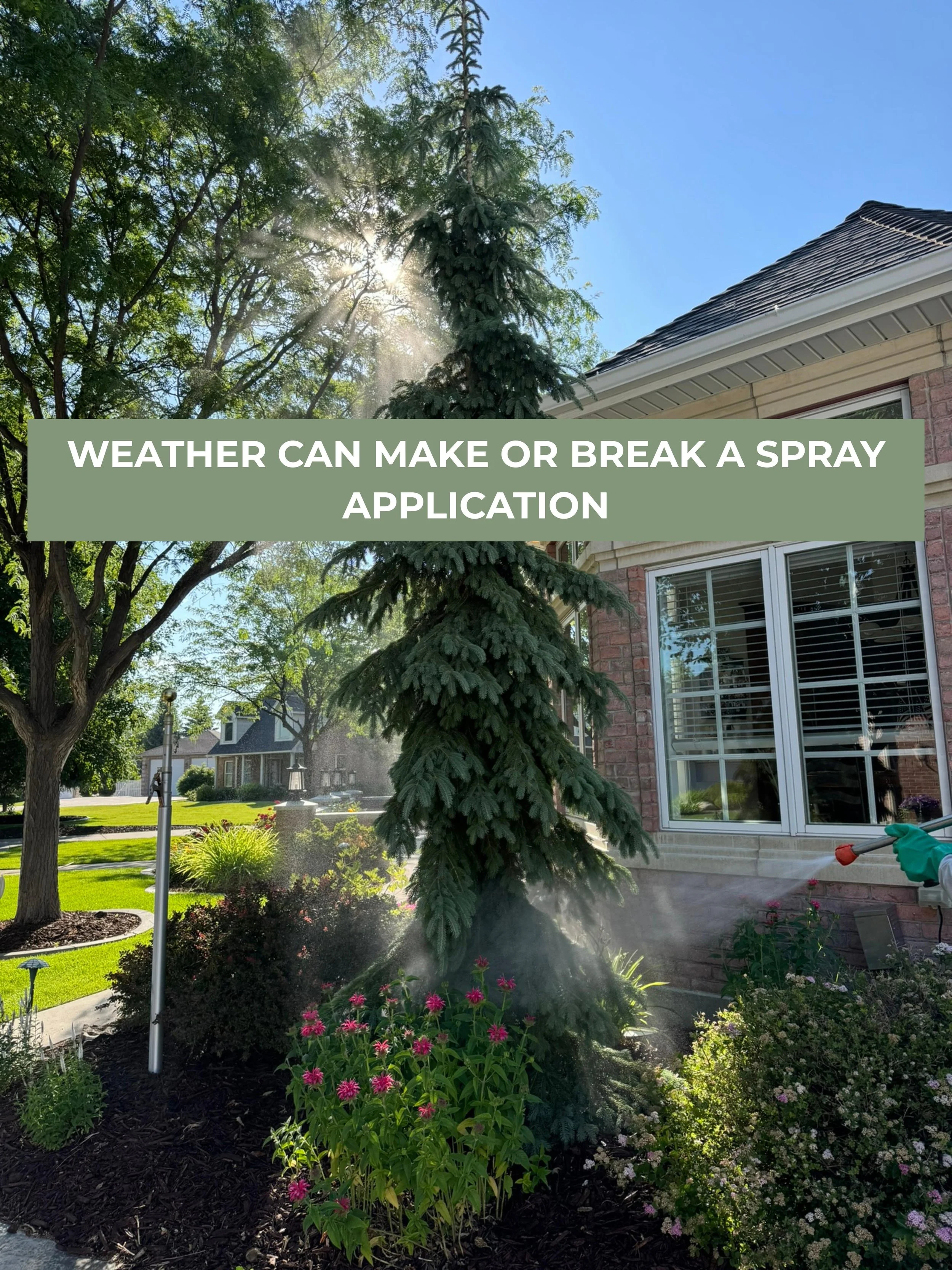 Why Wind Matters When Spraying Lawns &amp; Trees in Idaho Falls