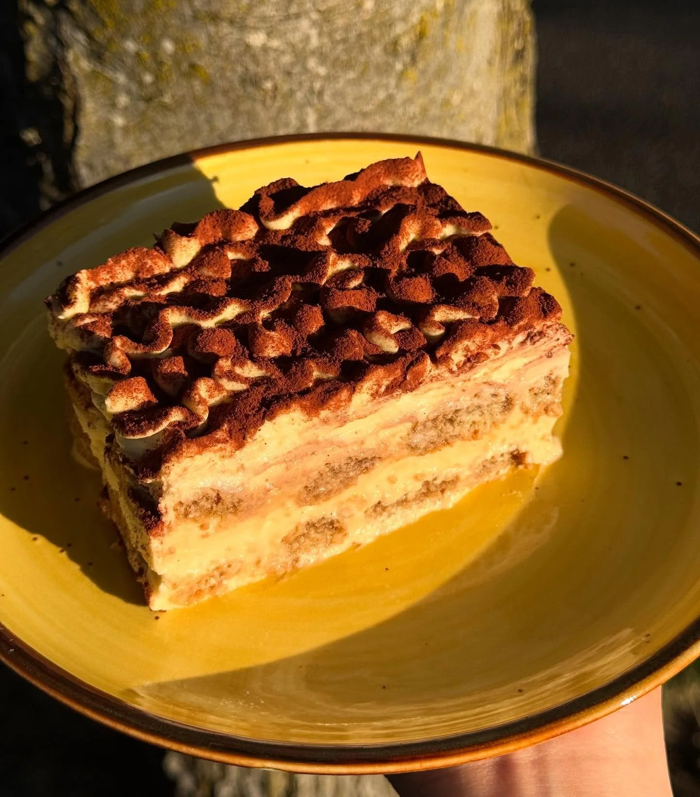 we had a special order for it this week, so @alonndraa0 made extra tiramisu for you today 🥹♥️ very limited amount today, but we’ll do it again soon! come grab a slice! see you at 9am