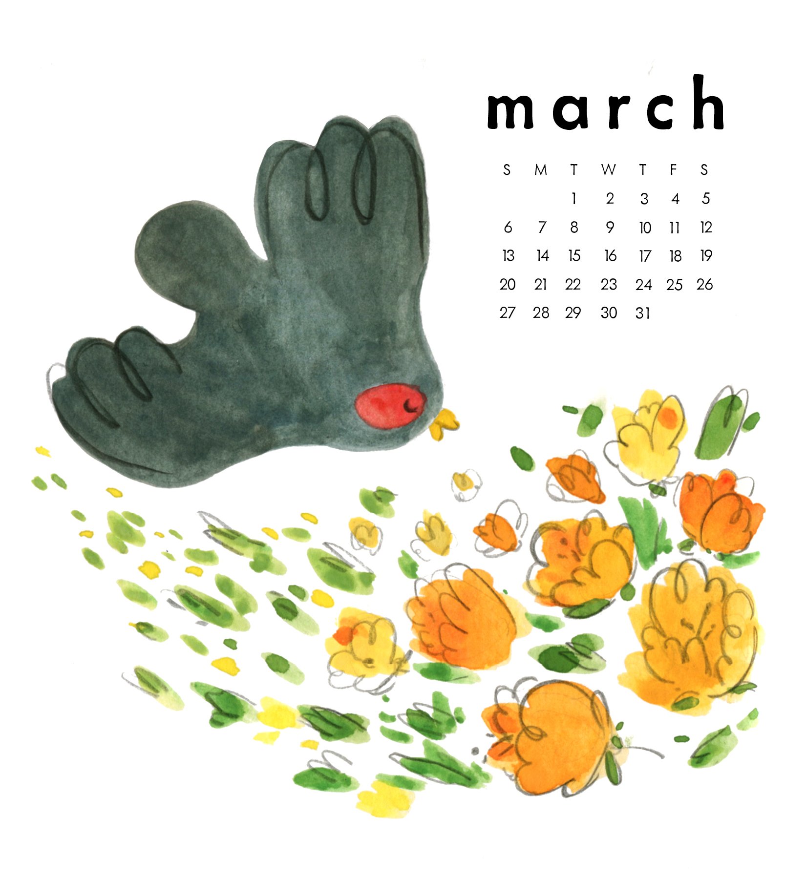 March 2022 Calendar