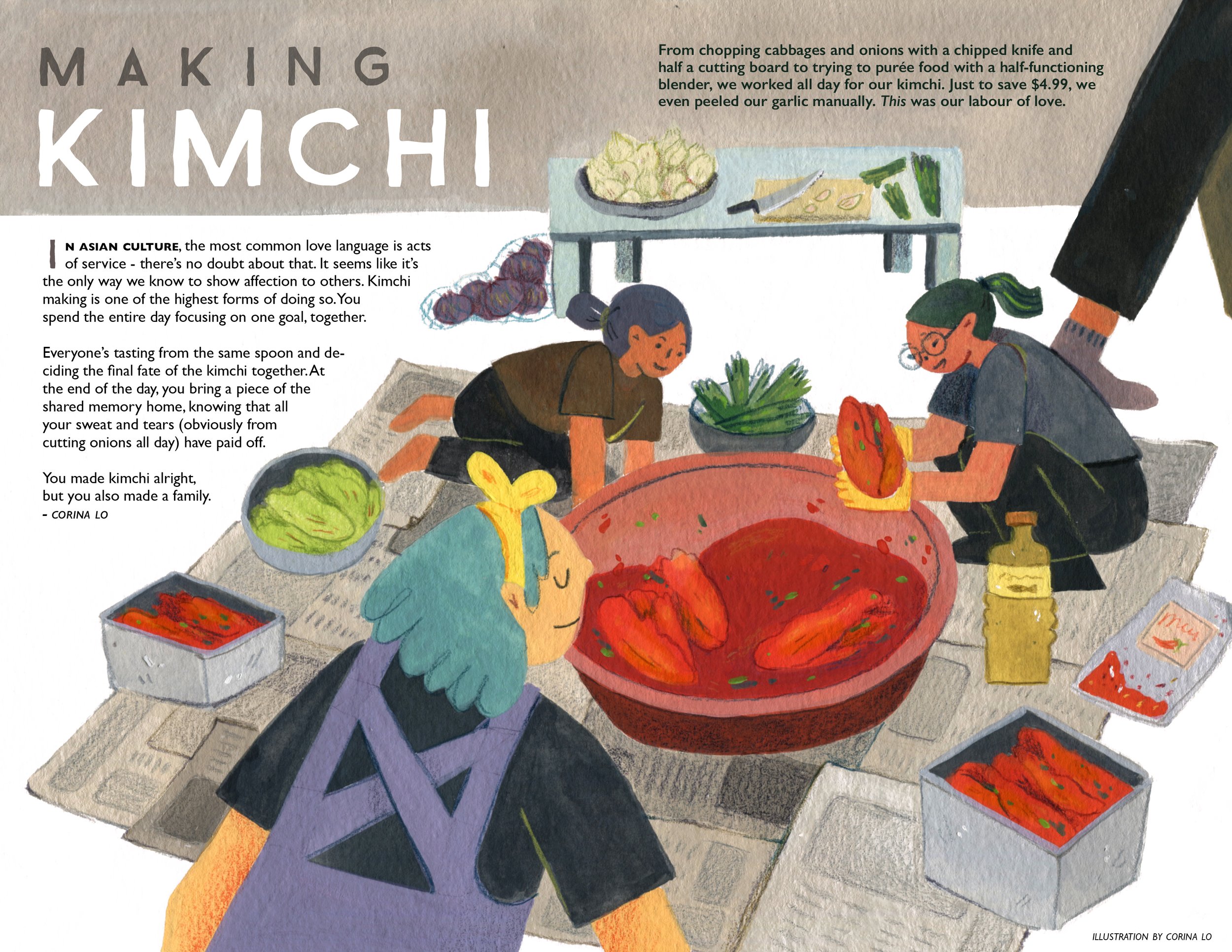 Kimchi Making