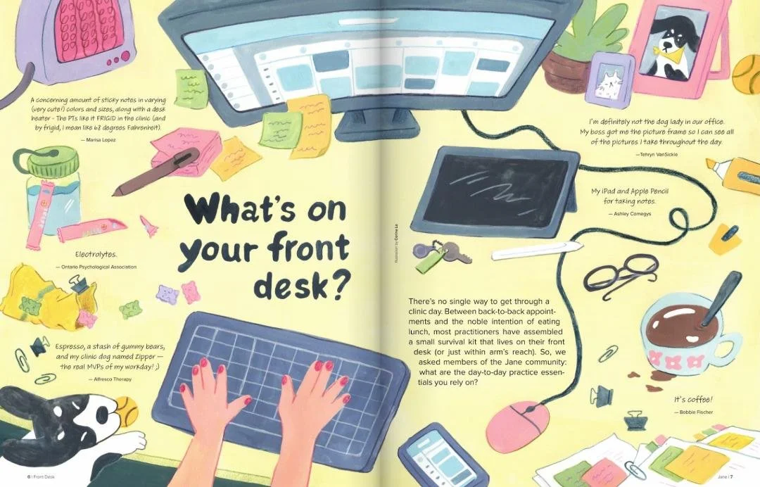 Jane App / What's on Your Front Desk
