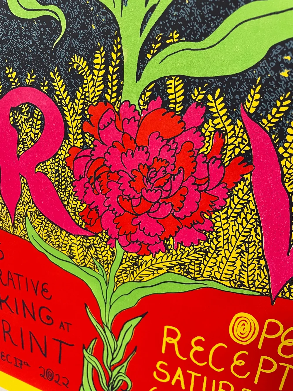 Let It Grow” Hoofprint 10 years poster by Talya Modlin — Hoofprint
