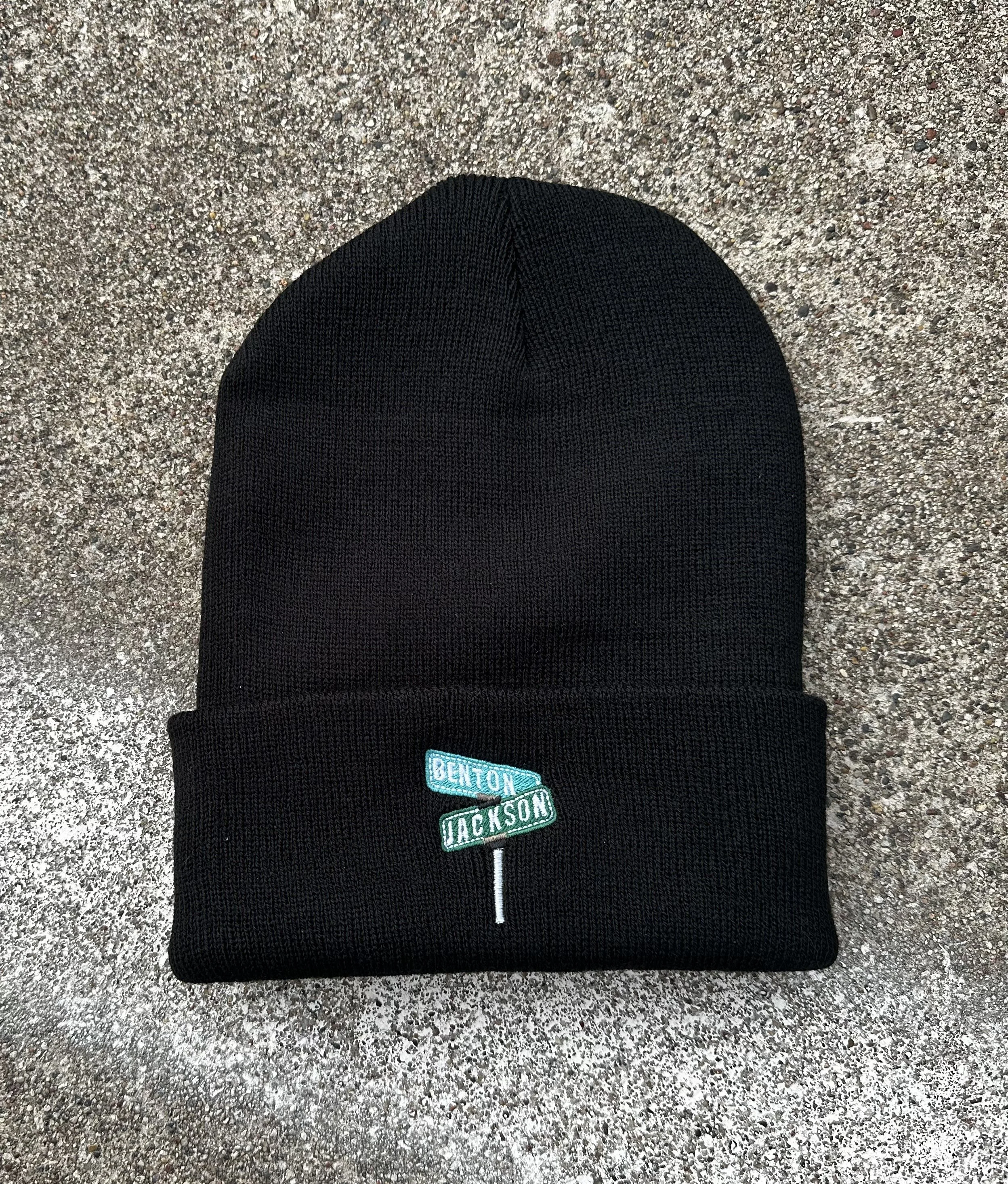 Percy Park Street Sign Beanie