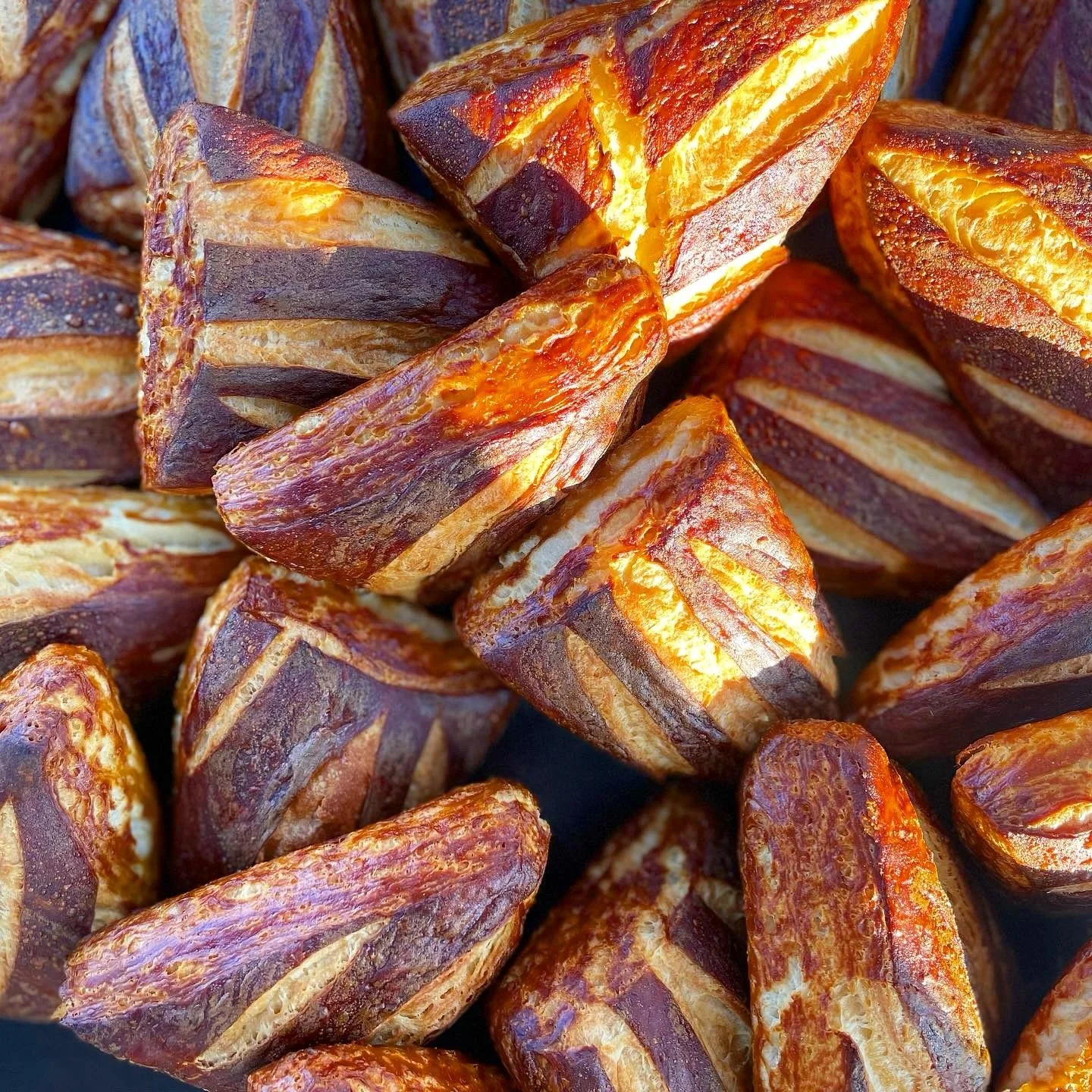 ✨The Pretzel Croissant Triangle combines classic French croissant dough with a light pretzel finish. It&rsquo;s beautifully laminated, butter-rich, and baked to a deep golden crust with just a hint of savory salt.🥐 🥨 

✨Why it&rsquo;s so good
	&bul