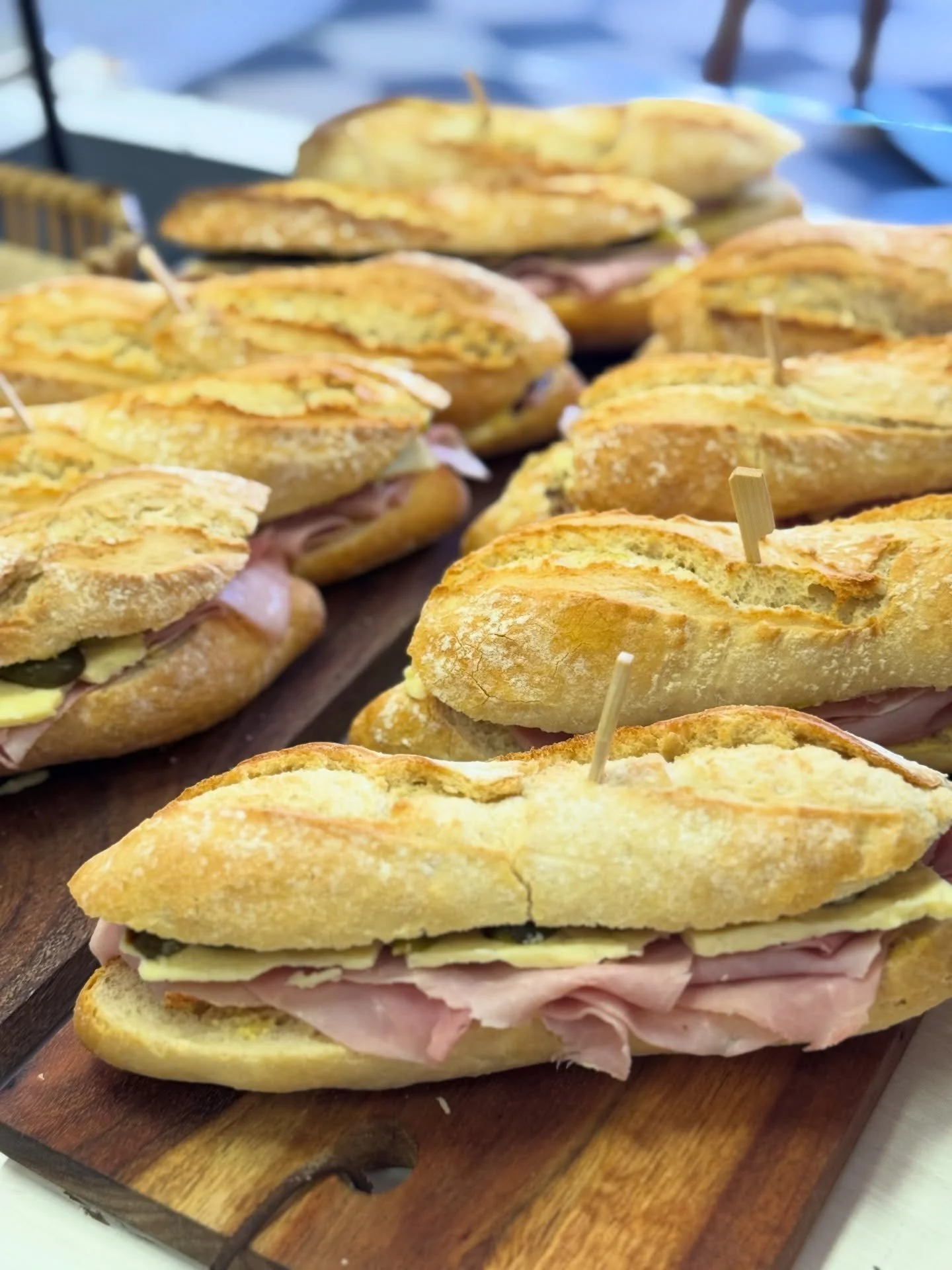 Tuesday&ndash;Friday starting at 10 AM 🥖
Our sandwich lineup changes with the bread.

From rustic baguettes to pretzel croissants and specialty European rolls, every sandwich is built to showcase the bread first - because that&rsquo;s the difference