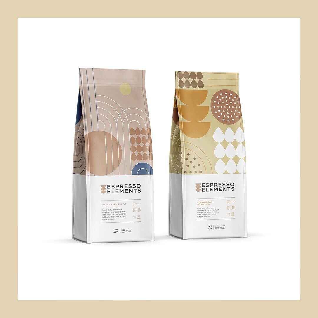 Branding and packaging for @espressoelementsoriginal