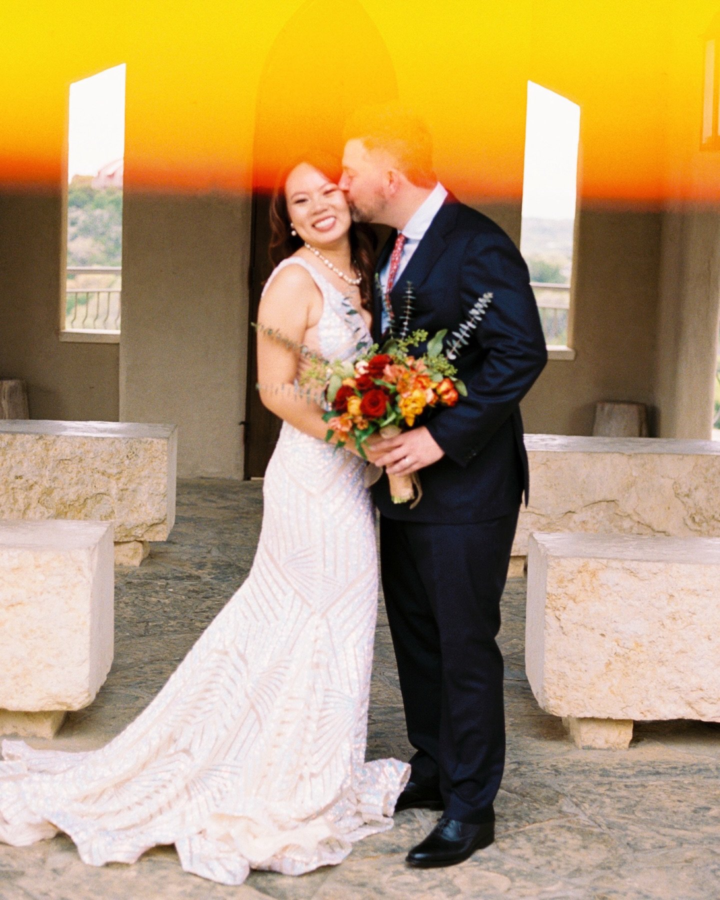 A Tuesday morning in my life 💛 Such a wonderful celebration for Josh &amp; Jialu&rsquo;s&nbsp;elopement at @chapeldulcinea.

They started dating on April Fool&rsquo;s Day, so they wanted to elope on 4/1 and have the photos reflect their fun, joyful 