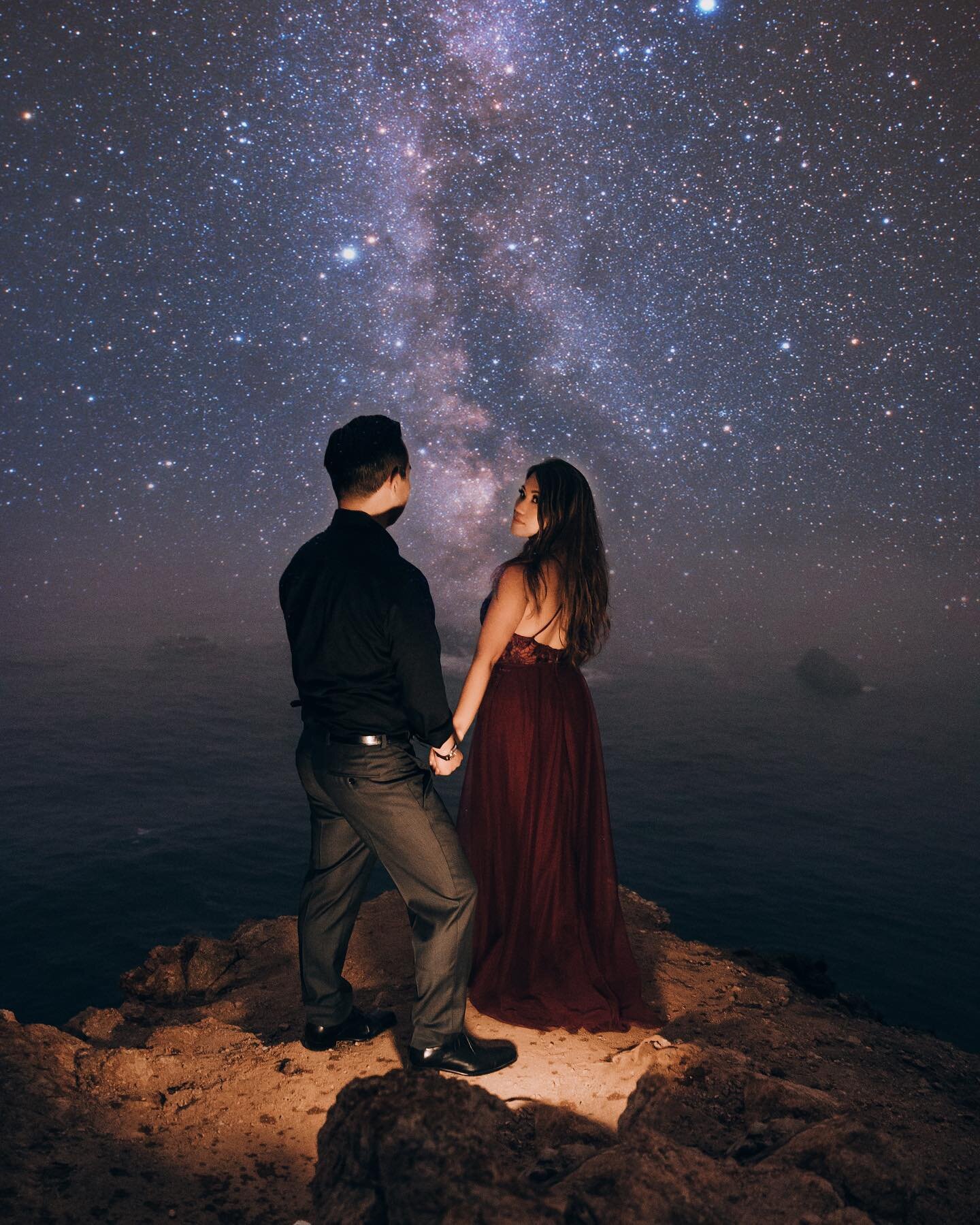 Just like when the stars align, I believe love does as well...and when it does it shines so bright it emits so much beauty! ⁣
⁣
Here&rsquo;s to Carmen &amp; Vinh for trusting me to capture their epic engagement photos in Big Sur. I&rsquo;m so excited