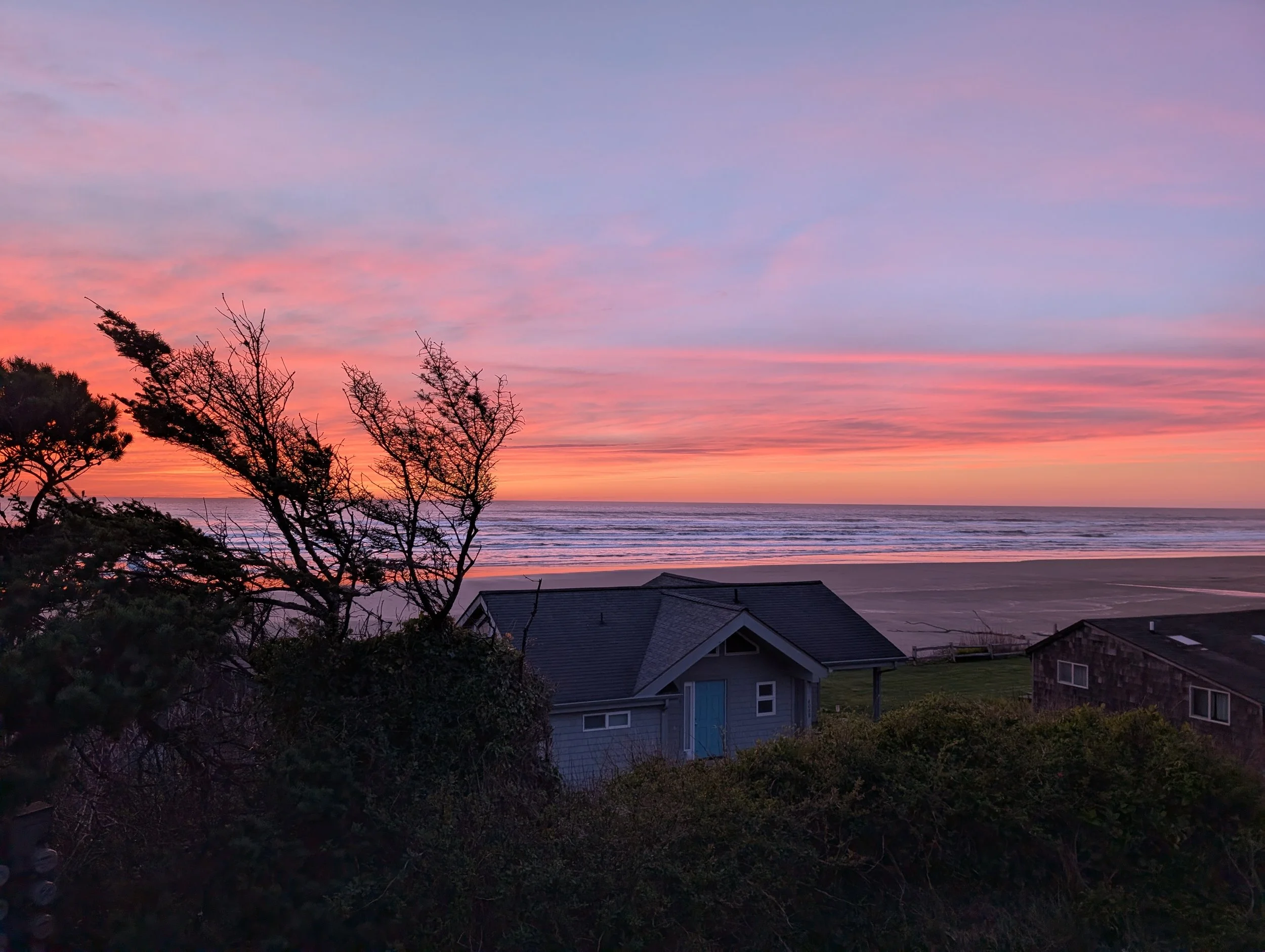 Typical sunset. February 27, 2026