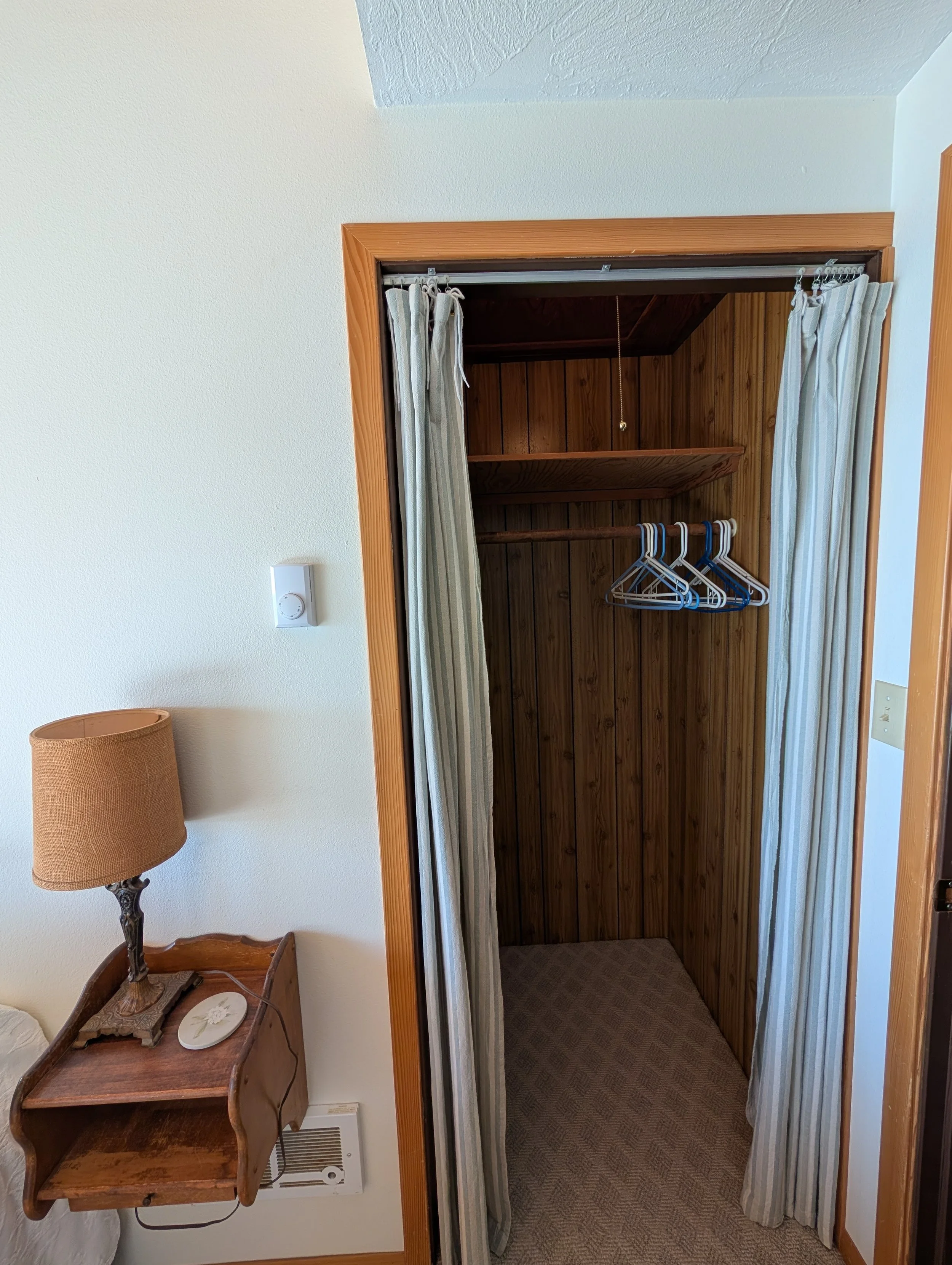 The king-bedrooms closet.

(Image taken on 6/2/2026)